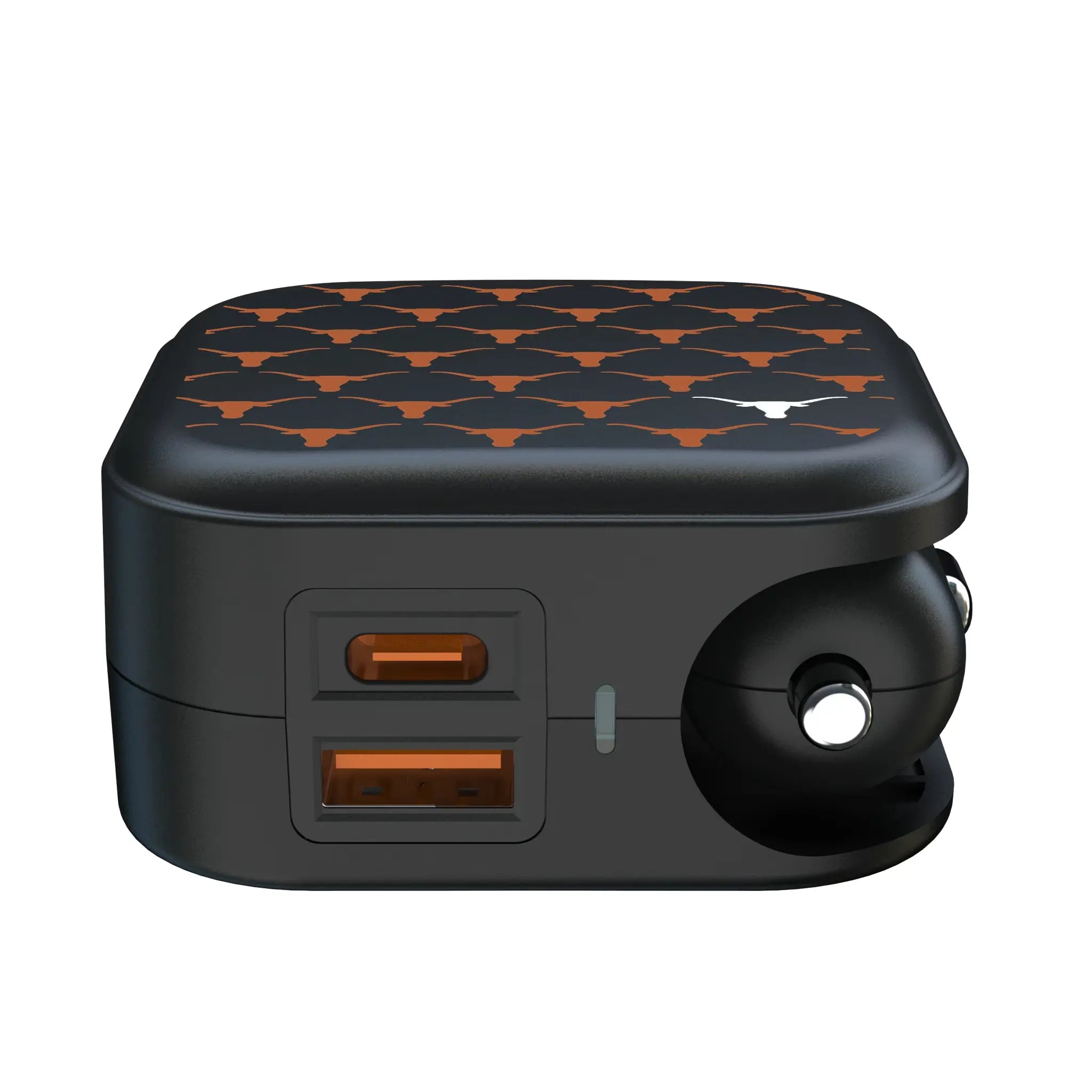 University of Texas Longhorns Fashion Pattern 2 in 1 USB A/C Charger
