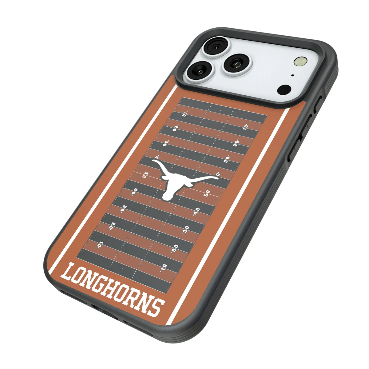 University of Texas Longhorns Field iPhone Bump Phone Case for Apple iPhone - Isometric View#Device_iPhone 18 Pro Max
