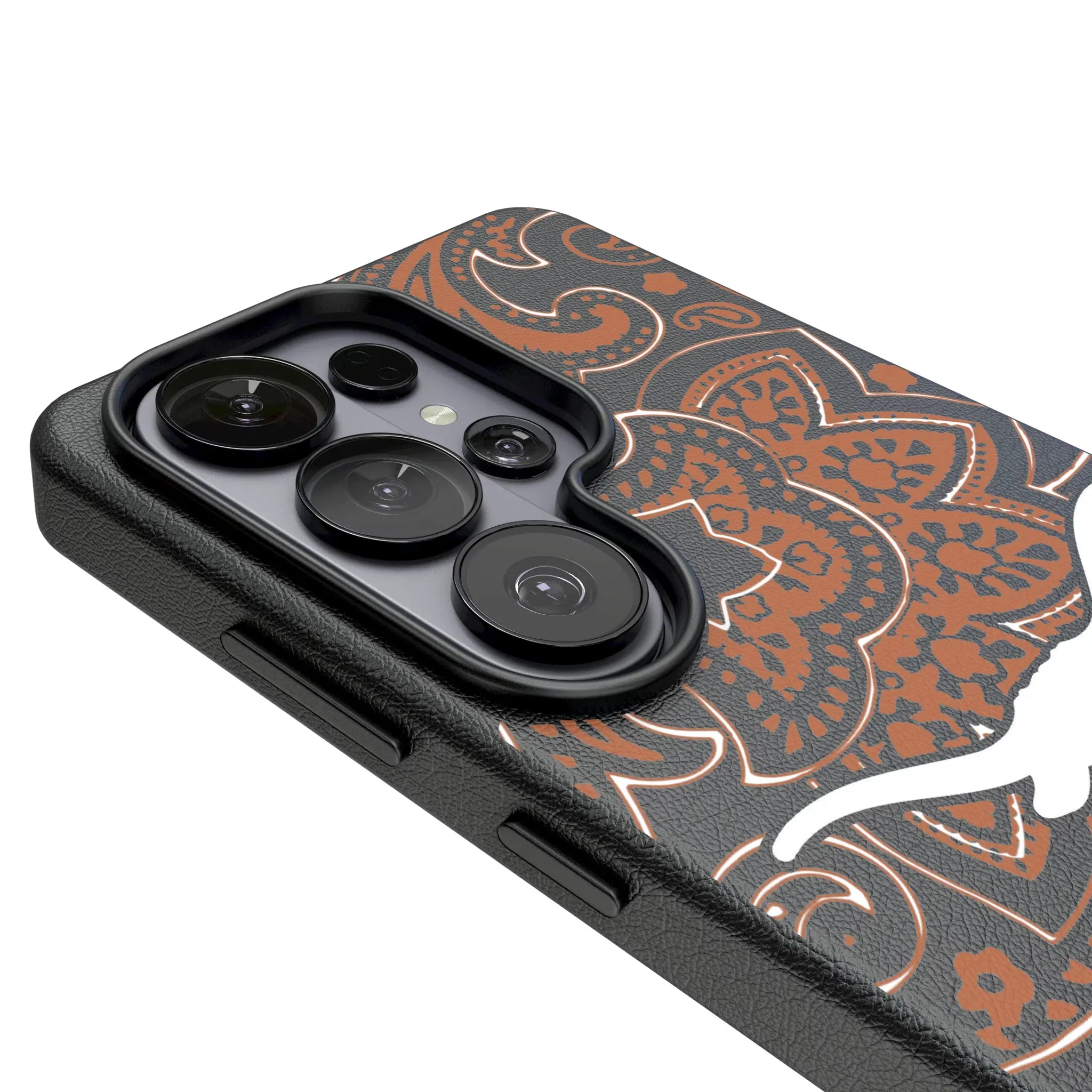 University of Texas Longhorns Paisley Galaxy MagSafe Compatible Phone Case for Samsung Galaxy - Detail#Device_Galaxy S26 Ultra