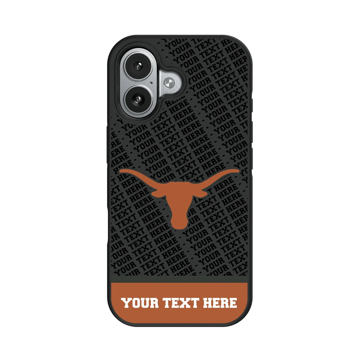 University of Texas Longhorns Personalized EndZone Plus iPhone Bump Phone Case for Apple iPhone#Device_iPhone 17
