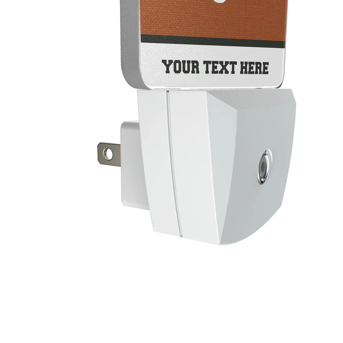 University of Texas Longhorns Personalized Endzone Solid Night Light 2-Pack - Detail