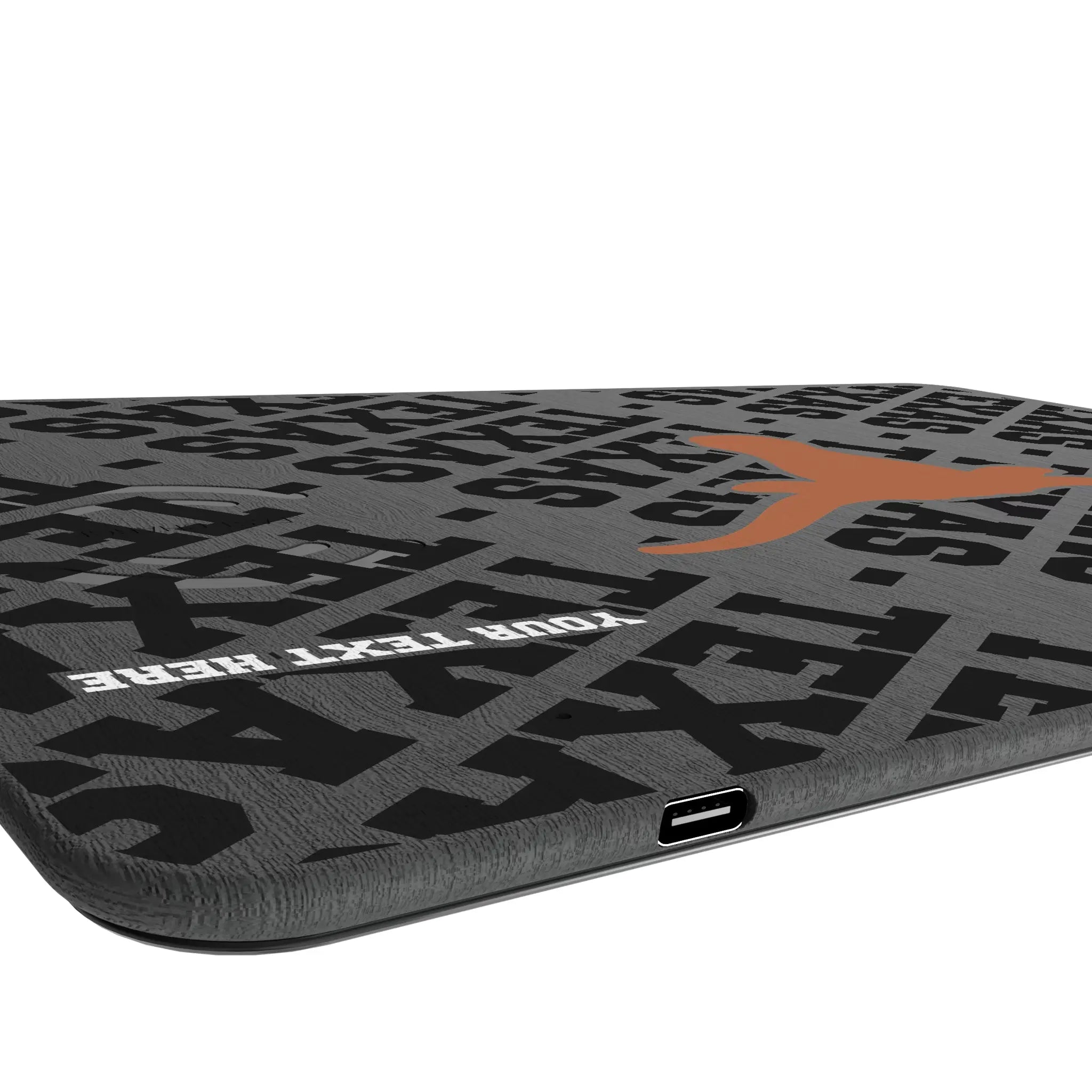 University of Texas Longhorns Personalized Tilt 15-Watt Wireless Charger and Mouse Pad
