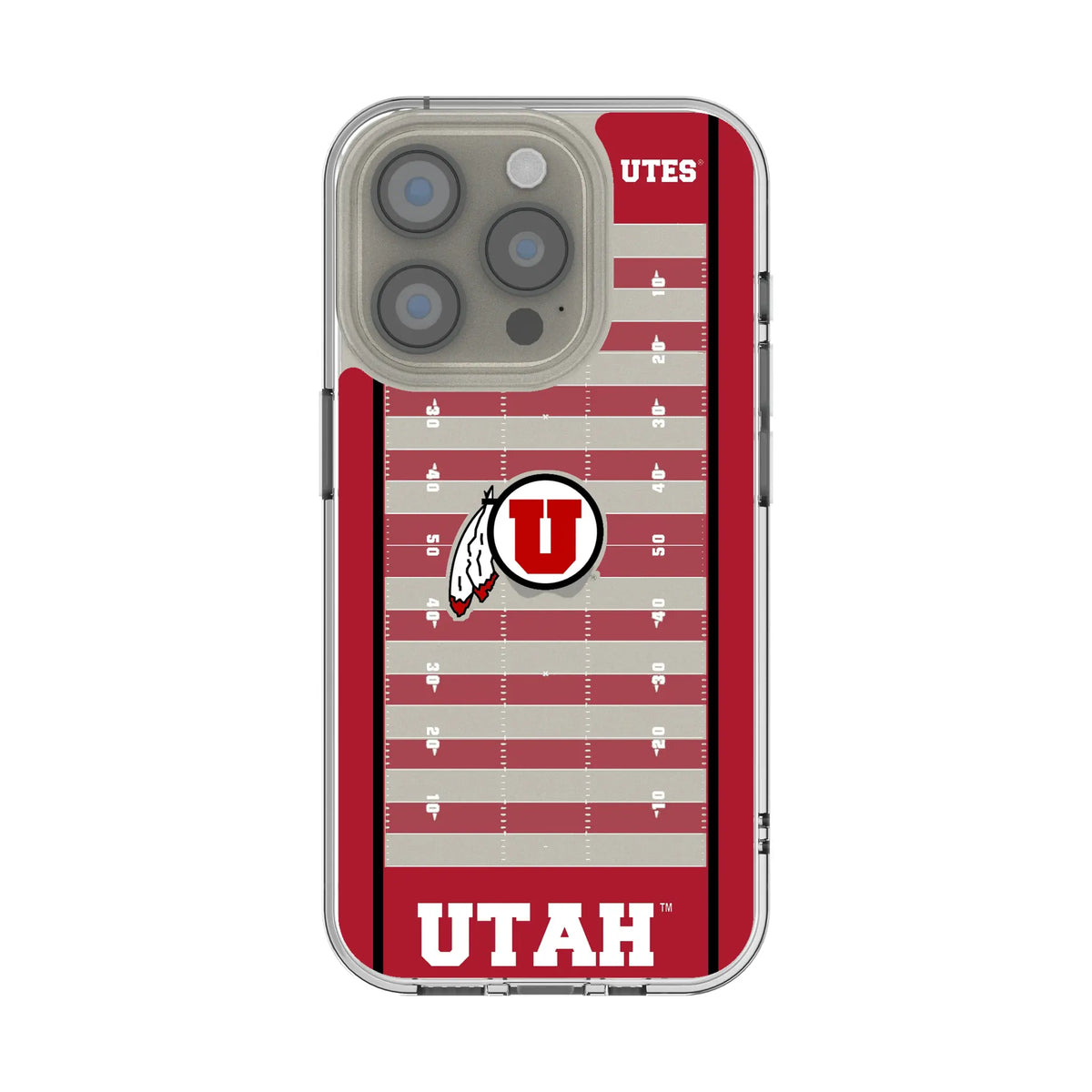 University of Utah Utes Field iPhone Clear Phone Case for Apple iPhone