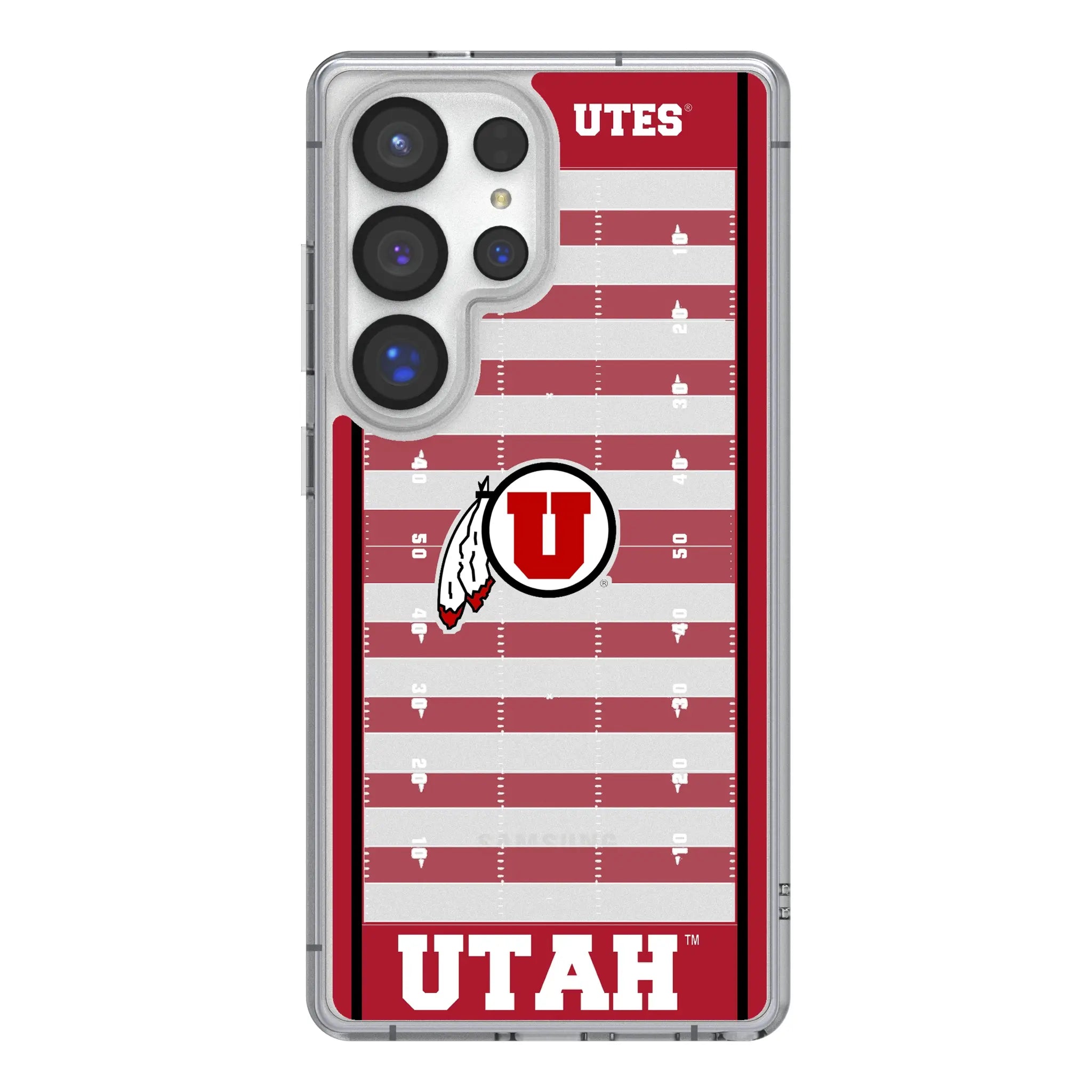 University of Utah Utes Field Galaxy Clear Phone Case for Samsung Galaxy#Device_Galaxy S25 Ultra