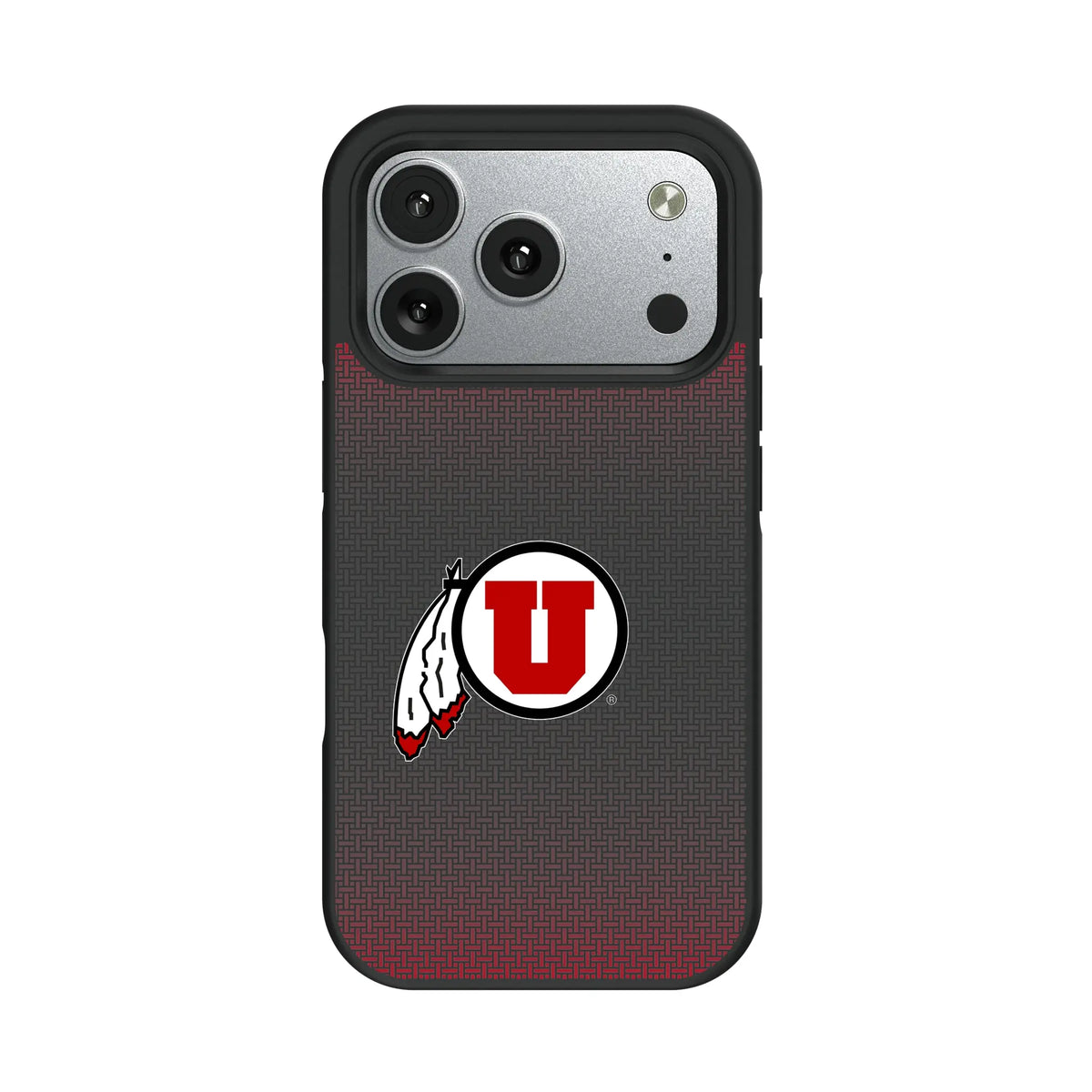 University of Utah Utes Linen iPhone Bump Phone Case for Apple iPhone#Device_iPhone 17 Pro