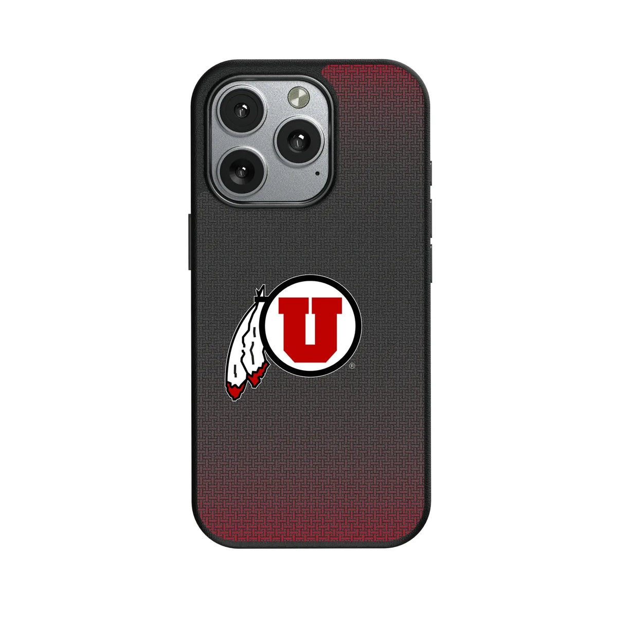 University of Utah Utes Linen iPhone MagSafe Compatible Phone Case for Apple iPhone#Device_iPhone 16 Pro