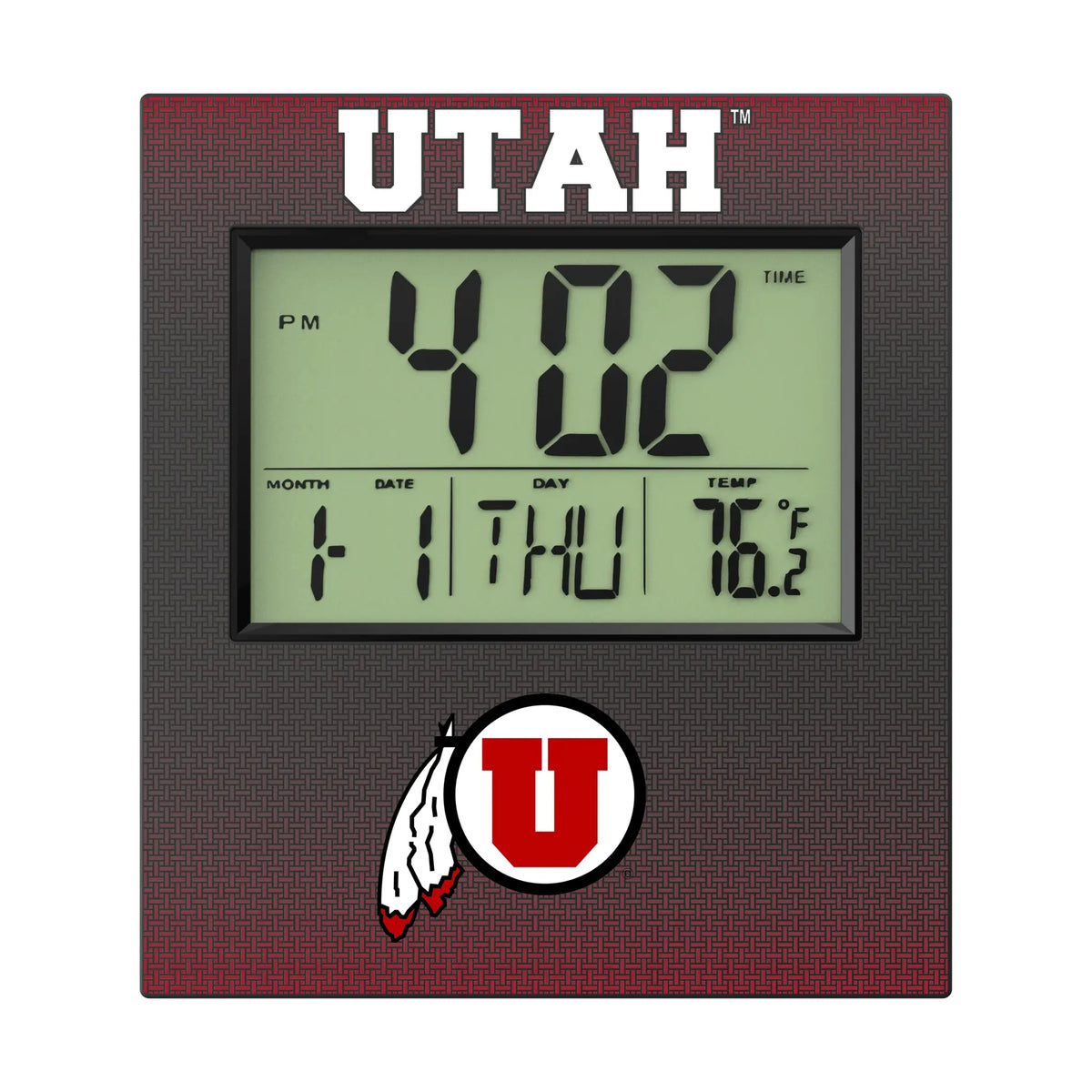 University of Utah Utes Linen Wall Clock