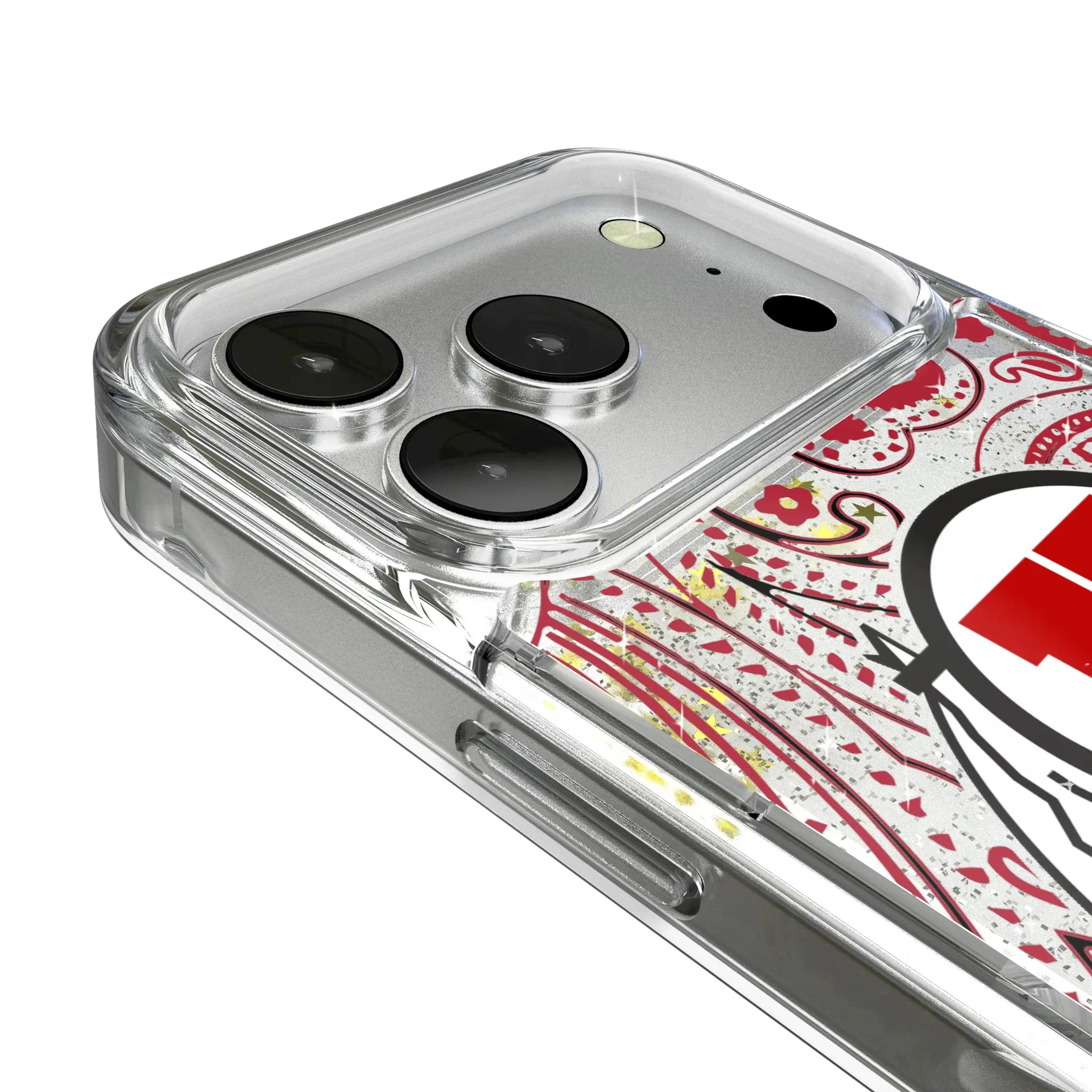 University of Utah Utes Paisley iPhone Glitter Phone Case for Apple iPhone - Detail