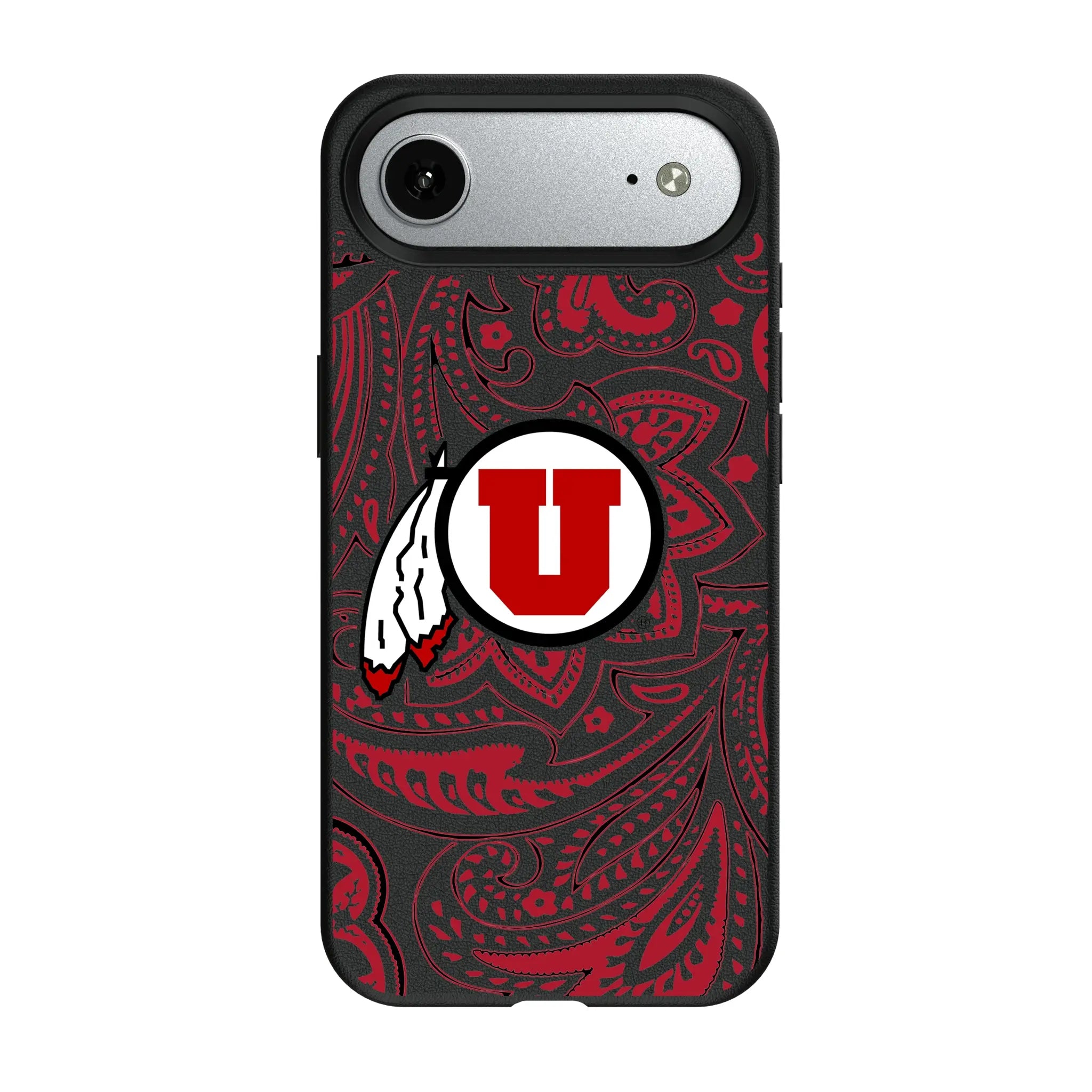 University of Utah Utes Paisley iPhone MagSafe Compatible Phone Case for Apple iPhone#Device_iPhone Air