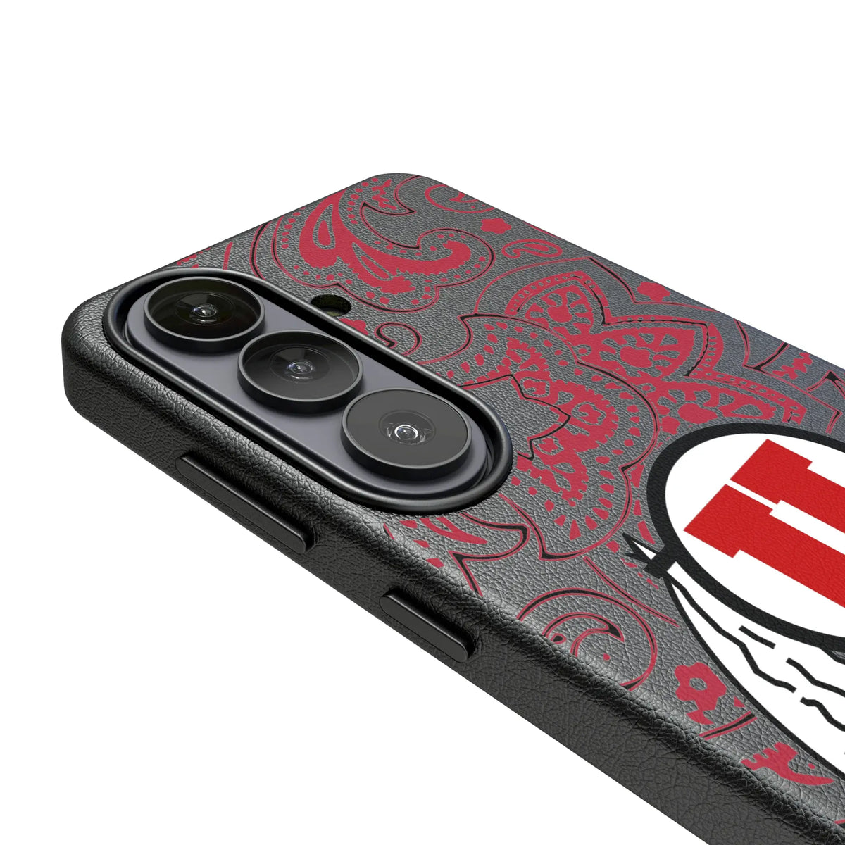 University of Utah Utes Paisley Galaxy MagSafe Compatible Phone Case for Samsung Galaxy - Detail#Device_Galaxy S26