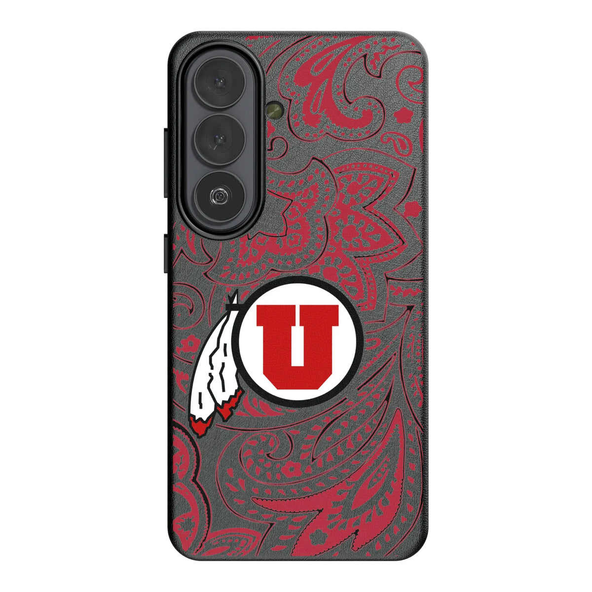University of Utah Utes Paisley Galaxy MagSafe Compatible Phone Case for Samsung Galaxy#Device_Galaxy S26