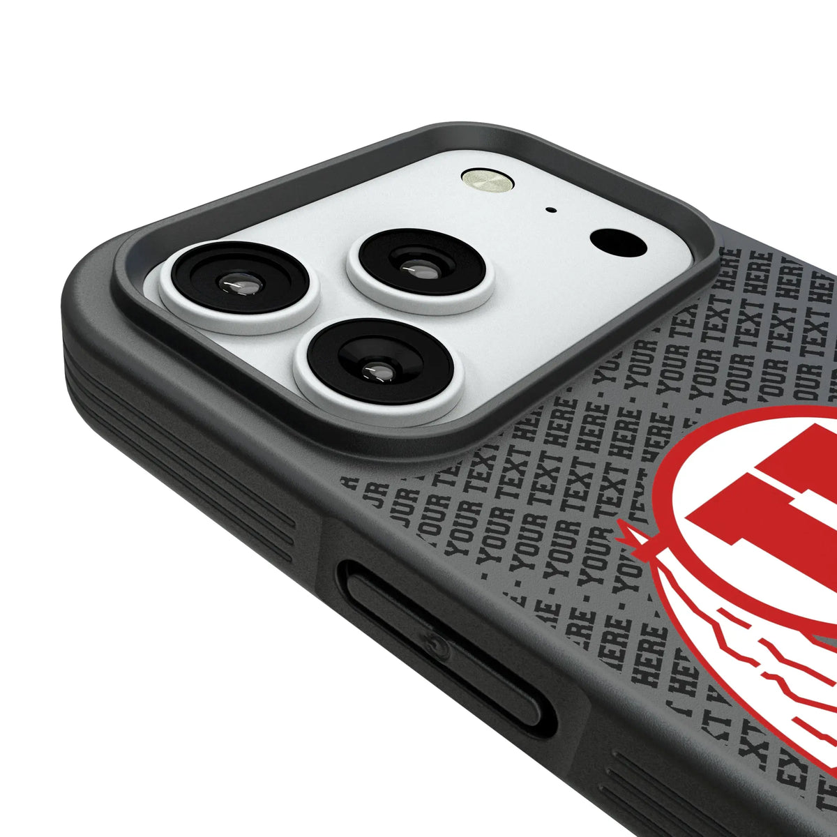 University of Utah Utes Personalized EndZone Plus iPhone Bump Phone Case for Apple iPhone - Detail#Device_iPhone 18 Pro