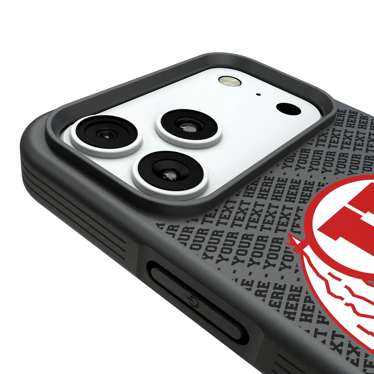 University of Utah Utes Personalized EndZone Plus iPhone Bump Phone Case for Apple iPhone - Detail#Device_iPhone 18 Pro Max