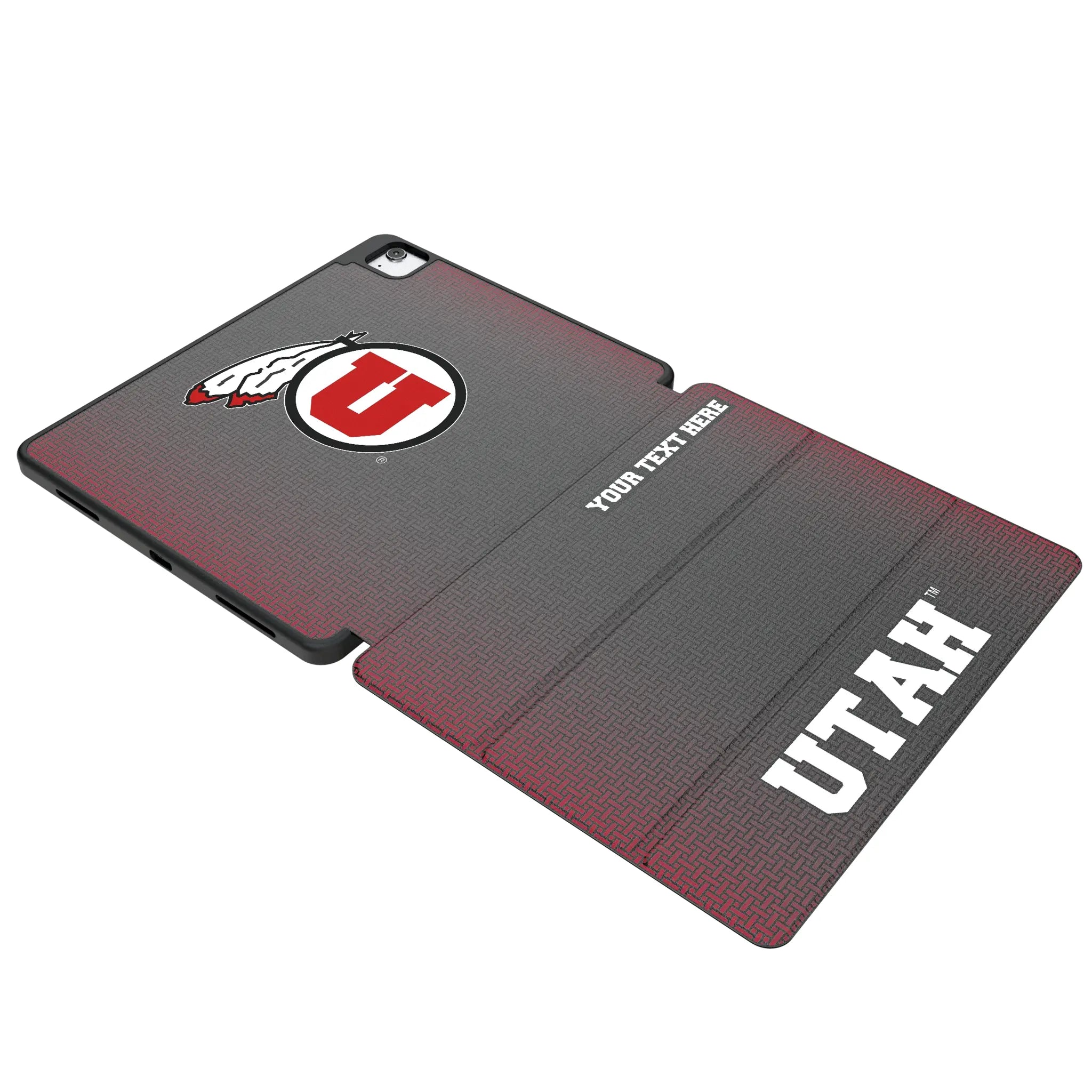 University of Utah Utes Personalized Linen iPad Tablet Case for Apple iPad