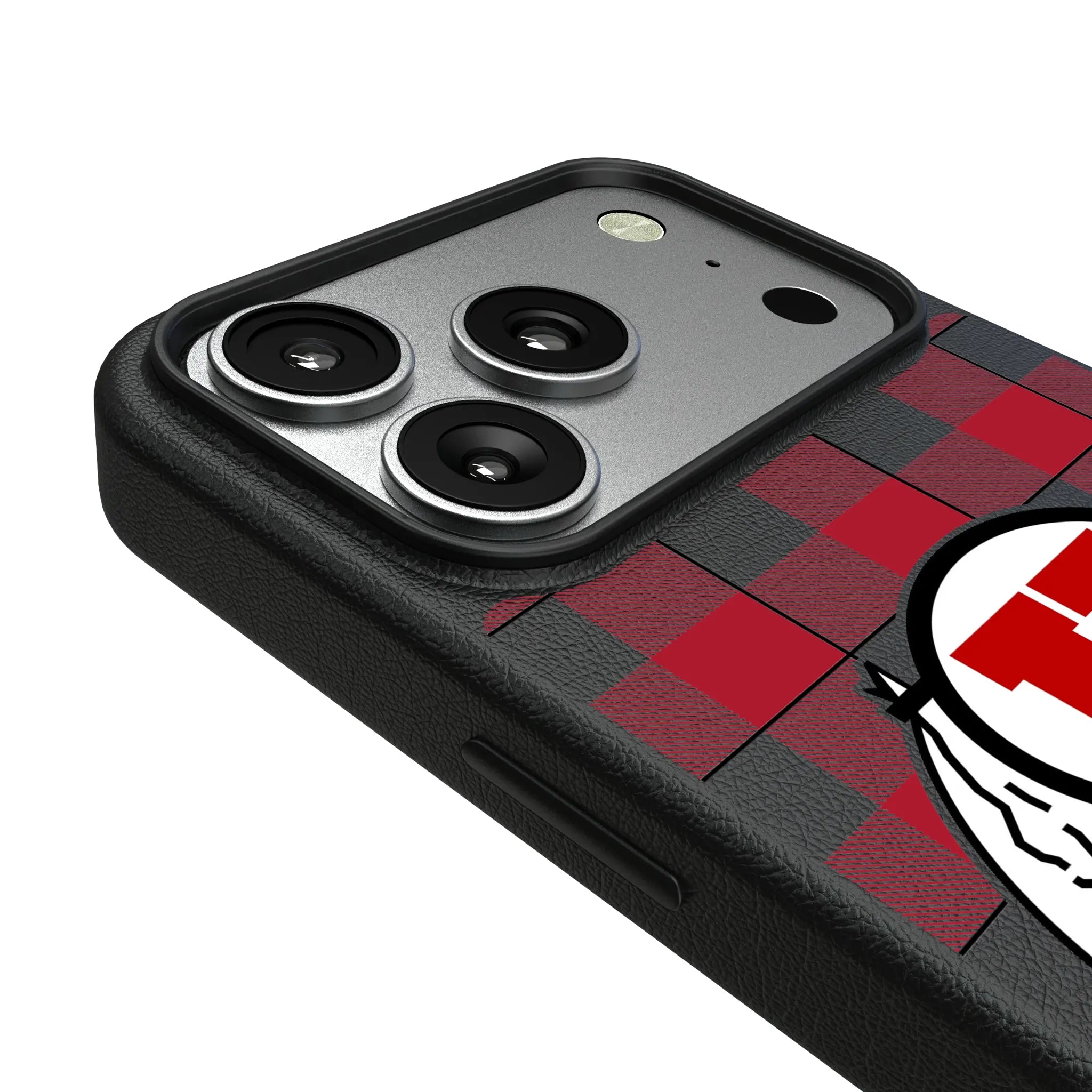 University of Utah Utes Plaid iPhone MagSafe Compatible Phone Case for Apple iPhone - Detail#Device_iPhone 17 Pro