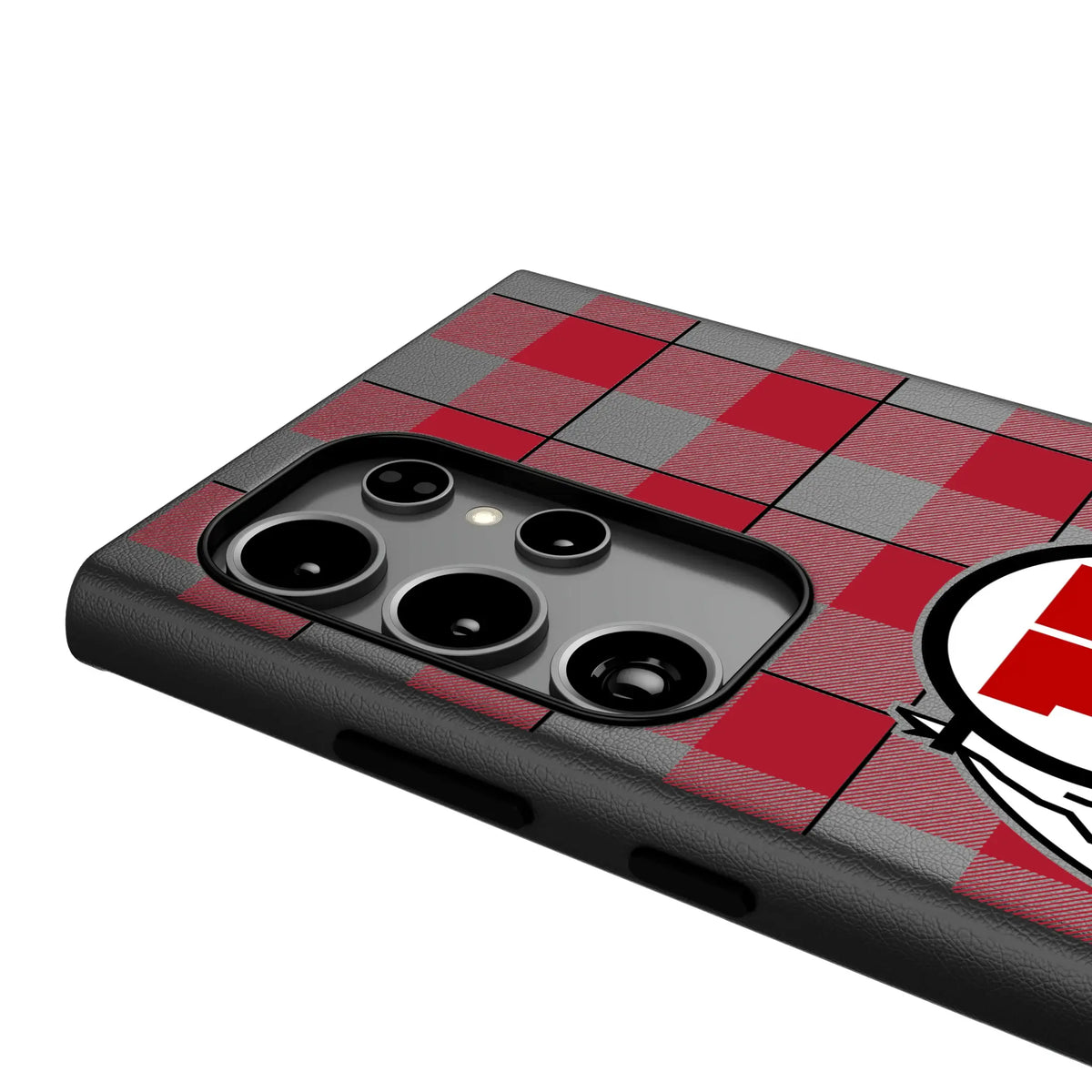 University of Utah Utes Plaid Galaxy MagSafe Compatible Phone Case for Samsung Galaxy - Detail#Device_Galaxy S24 Ultra
