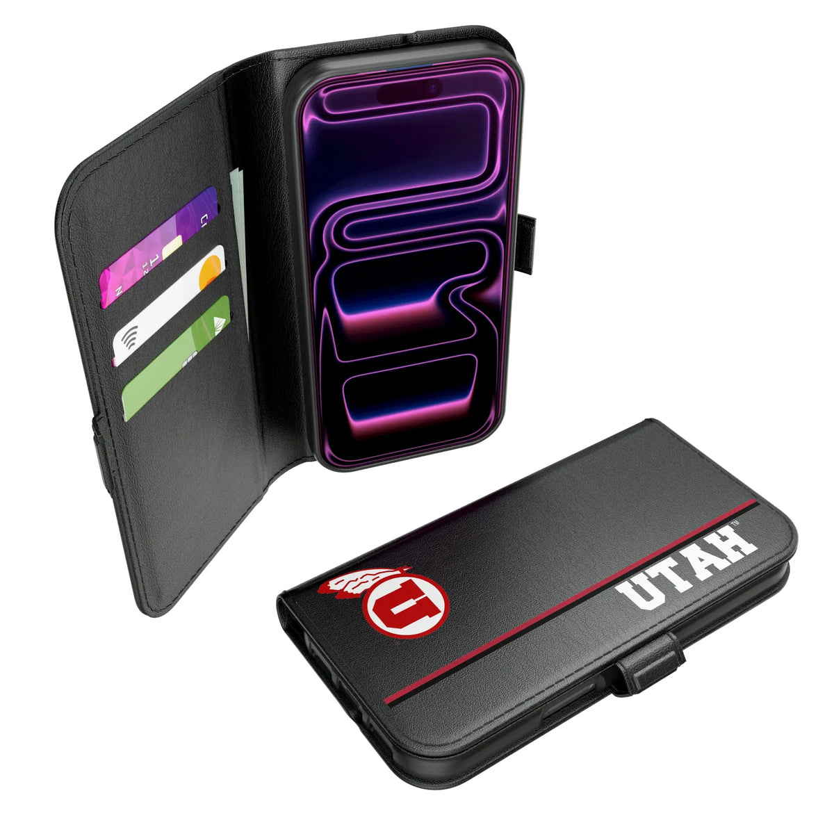 University of Utah Utes Sidebar iPhone Folio Phone Case for Apple iPhone#Device_iPhone 17 Pro