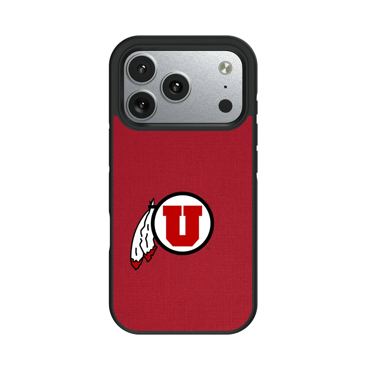 University of Utah Utes Solid iPhone Bump Phone Case for Apple iPhone#Device_iPhone 17 Pro