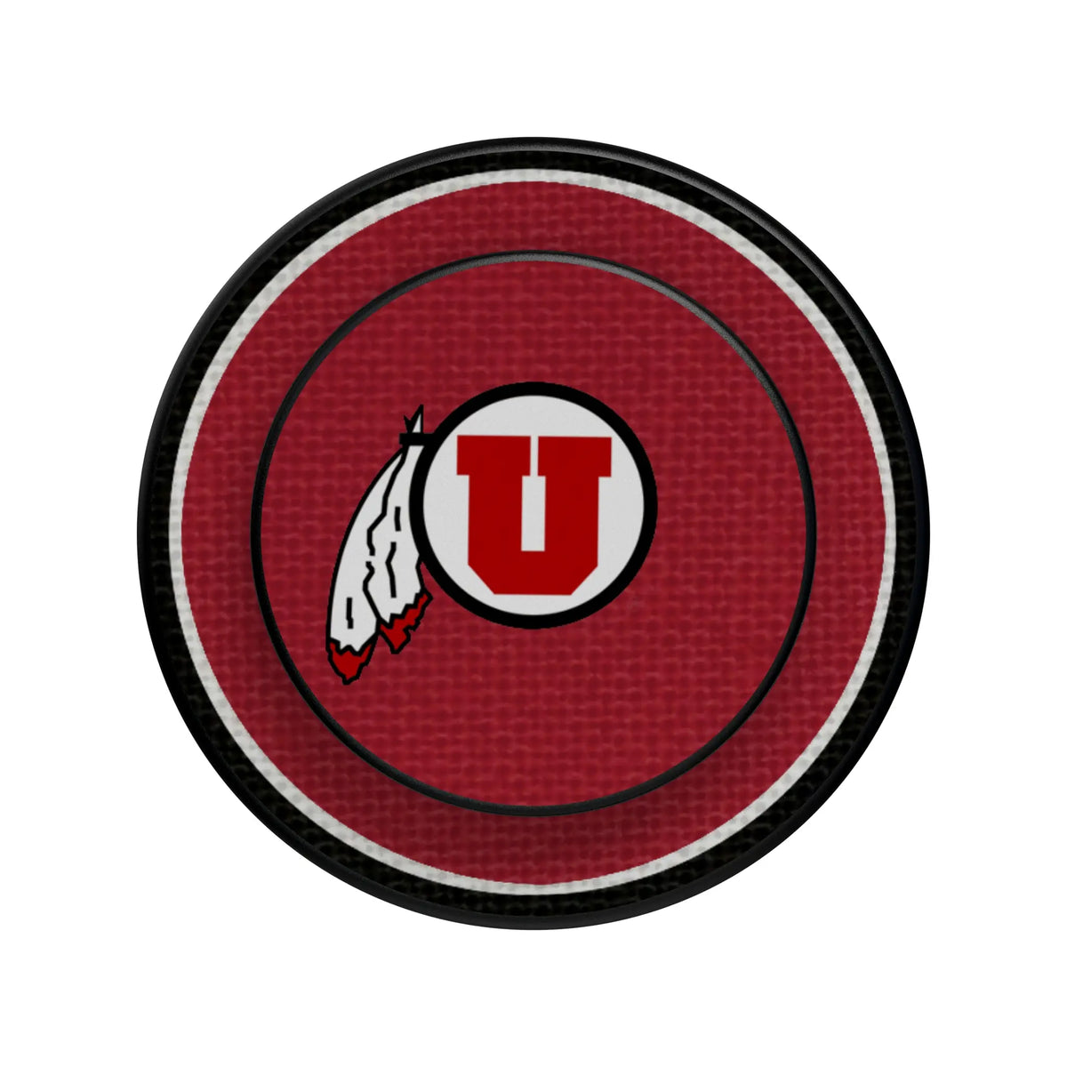 University of Utah Utes Stripe Popsockets Round Magnetic