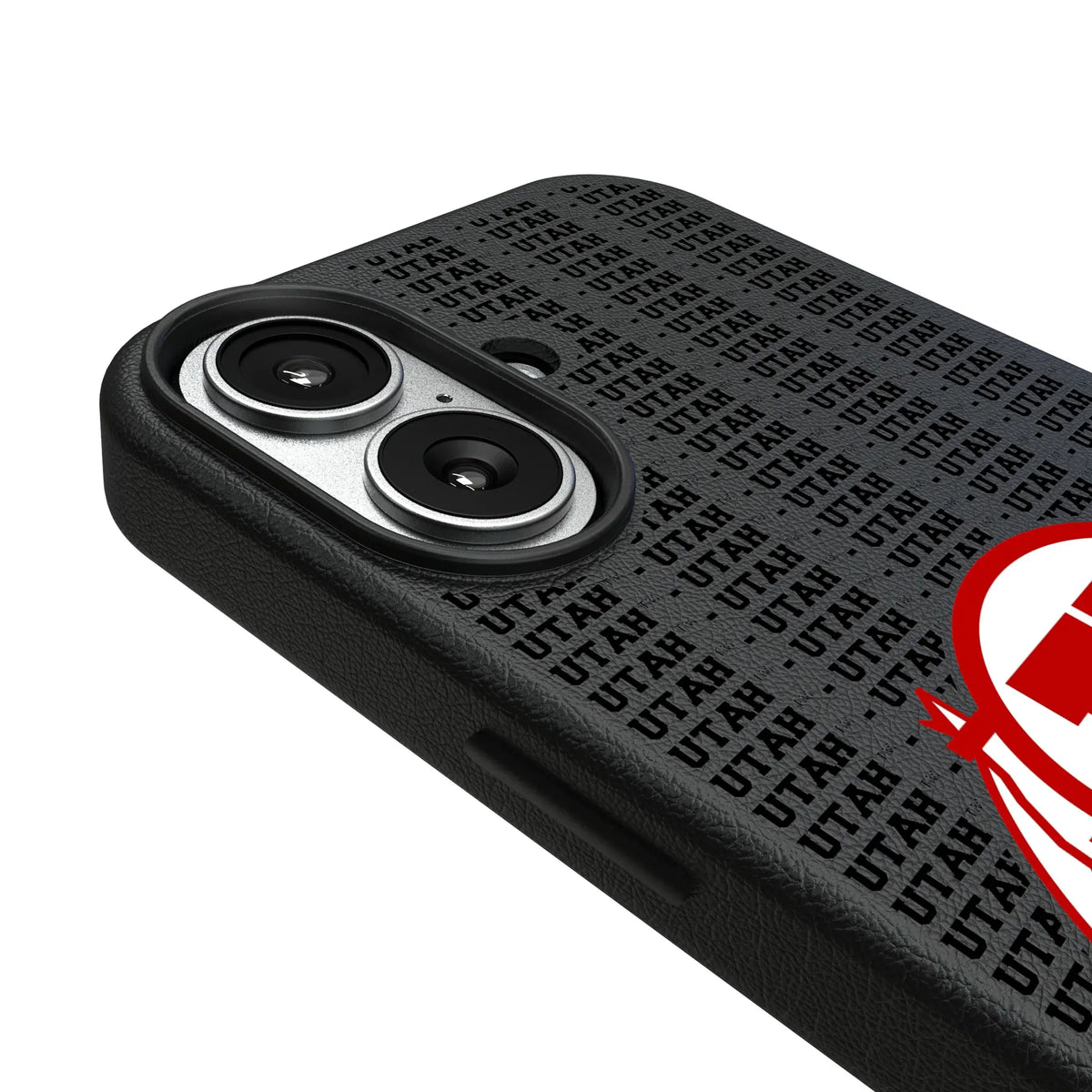 University of Utah Utes Text Backdrop iPhone MagSafe Compatible Phone Case for Apple iPhone - Detail#Device_iPhone 17