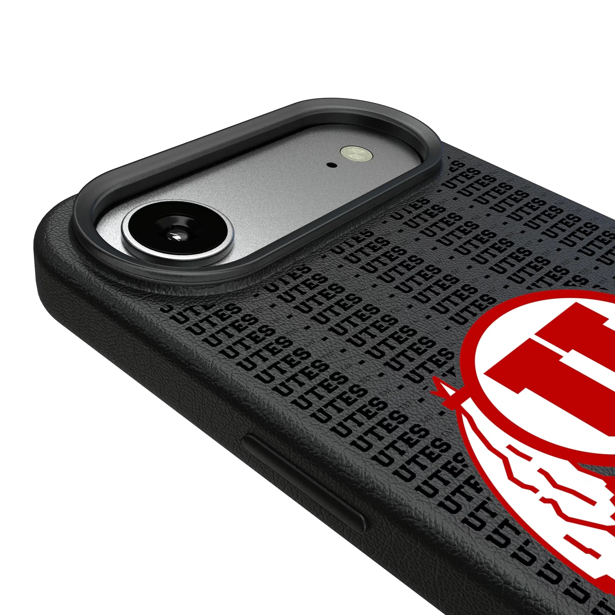 University of Utah Utes Text Backdrop iPhone MagSafe Compatible Phone Case for Apple iPhone - Detail#Device_iPhone Air
