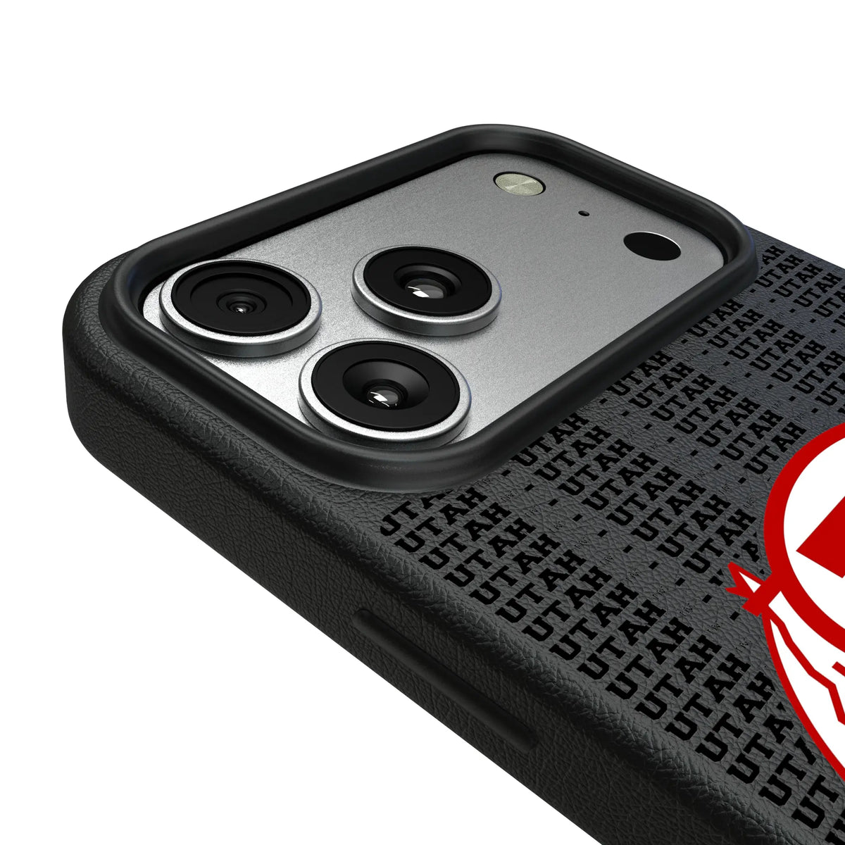 University of Utah Utes Text Backdrop iPhone MagSafe Compatible Phone Case for Apple iPhone - Detail#Device_iPhone 17 Pro Max