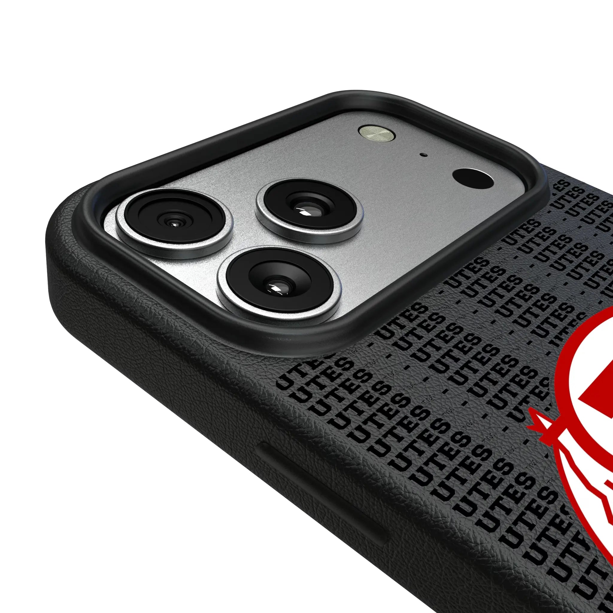 University of Utah Utes Text Backdrop iPhone MagSafe Compatible Phone Case for Apple iPhone - Detail#Device_iPhone 17 Pro Max