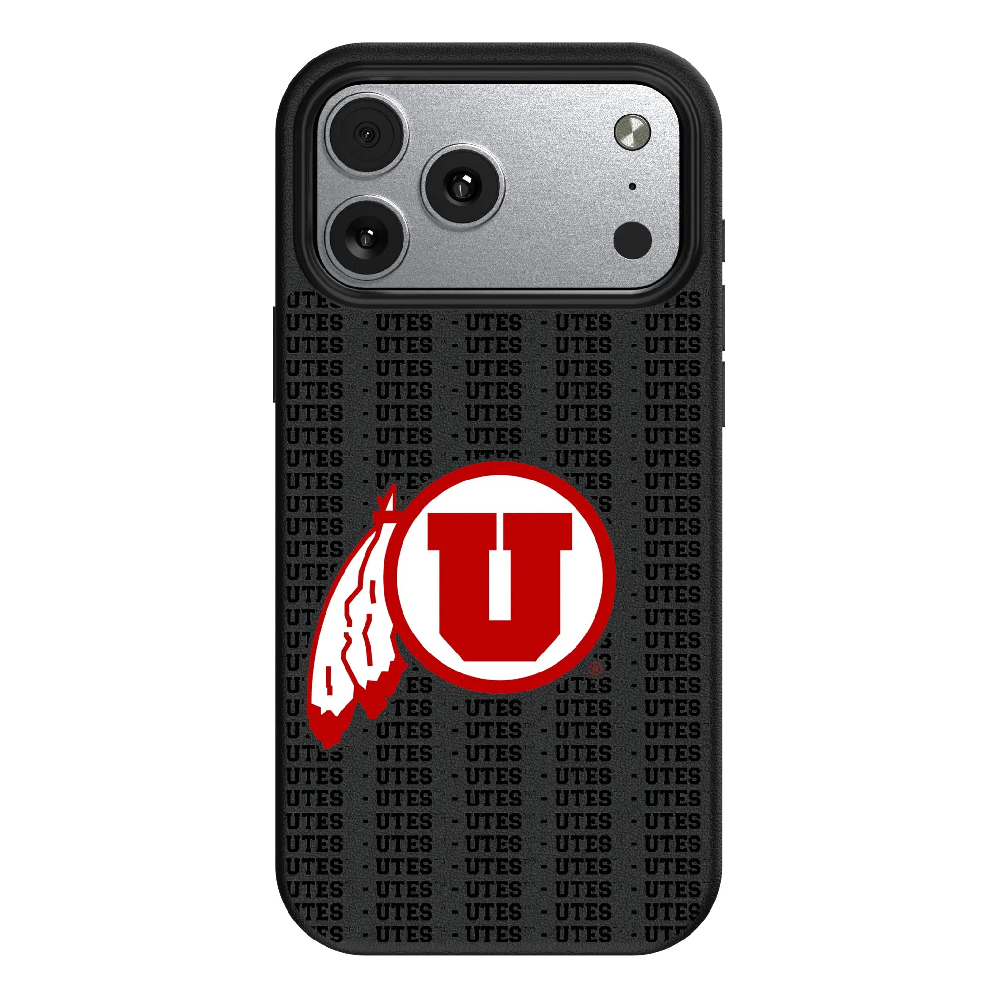 University of Utah Utes Text Backdrop iPhone MagSafe Compatible Phone Case for Apple iPhone#Device_iPhone 17 Pro Max