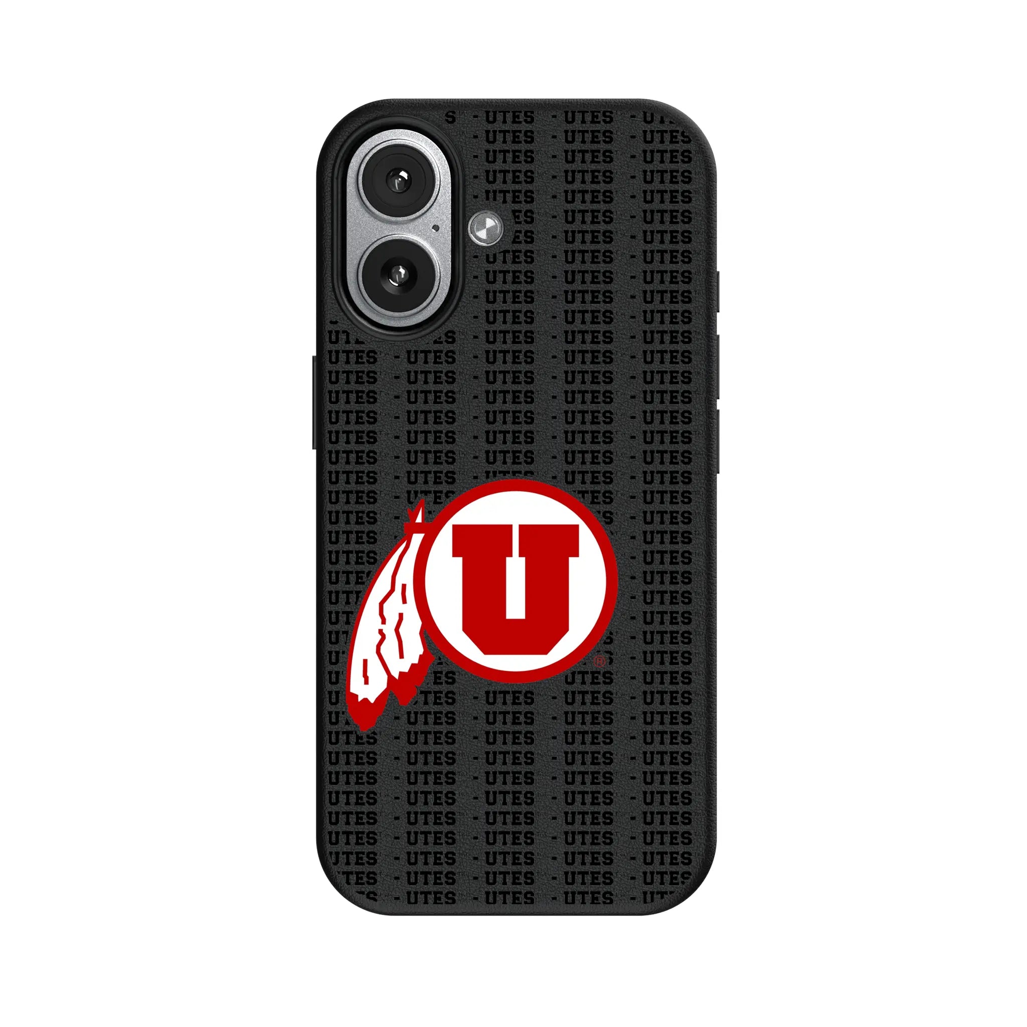 University of Utah Utes Text Backdrop iPhone MagSafe Compatible Phone Case for Apple iPhone#Device_iPhone 17