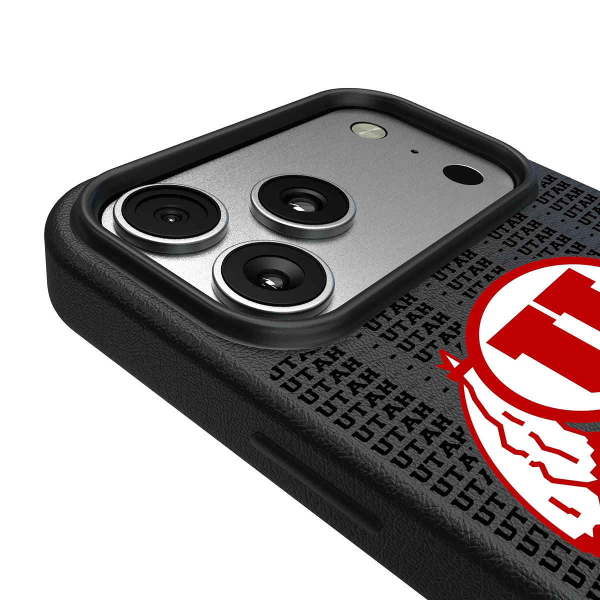 University of Utah Utes Text Backdrop iPhone MagSafe Compatible Phone Case for Apple iPhone - Detail#Device_iPhone 18 Pro Max