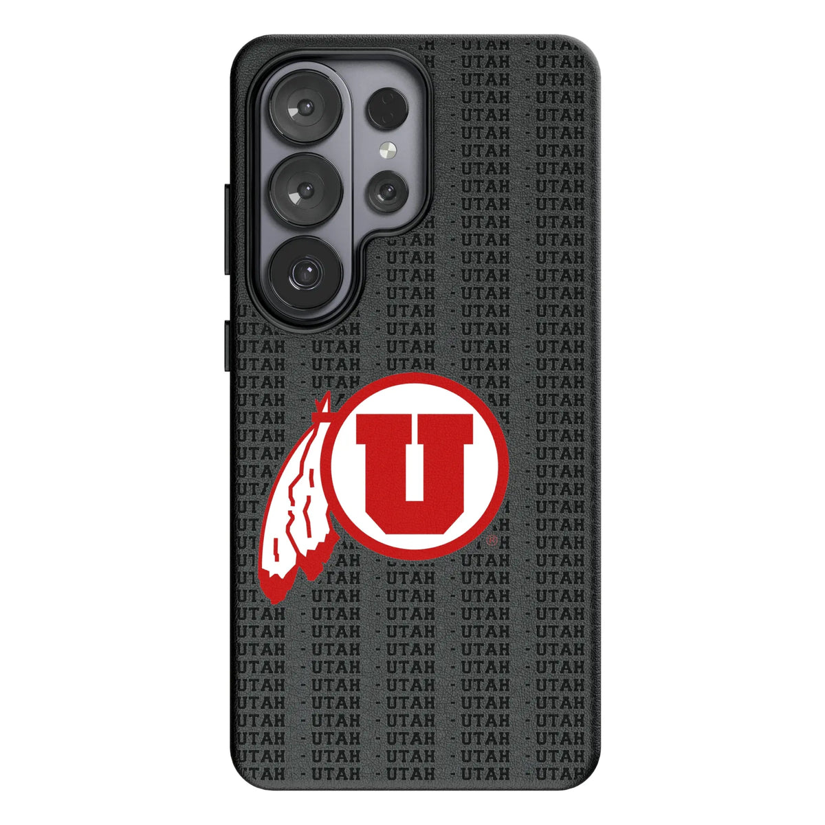 University of Utah Utes Text Backdrop Galaxy MagSafe Compatible Phone Case for Samsung Galaxy#Device_Galaxy S26 Ultra