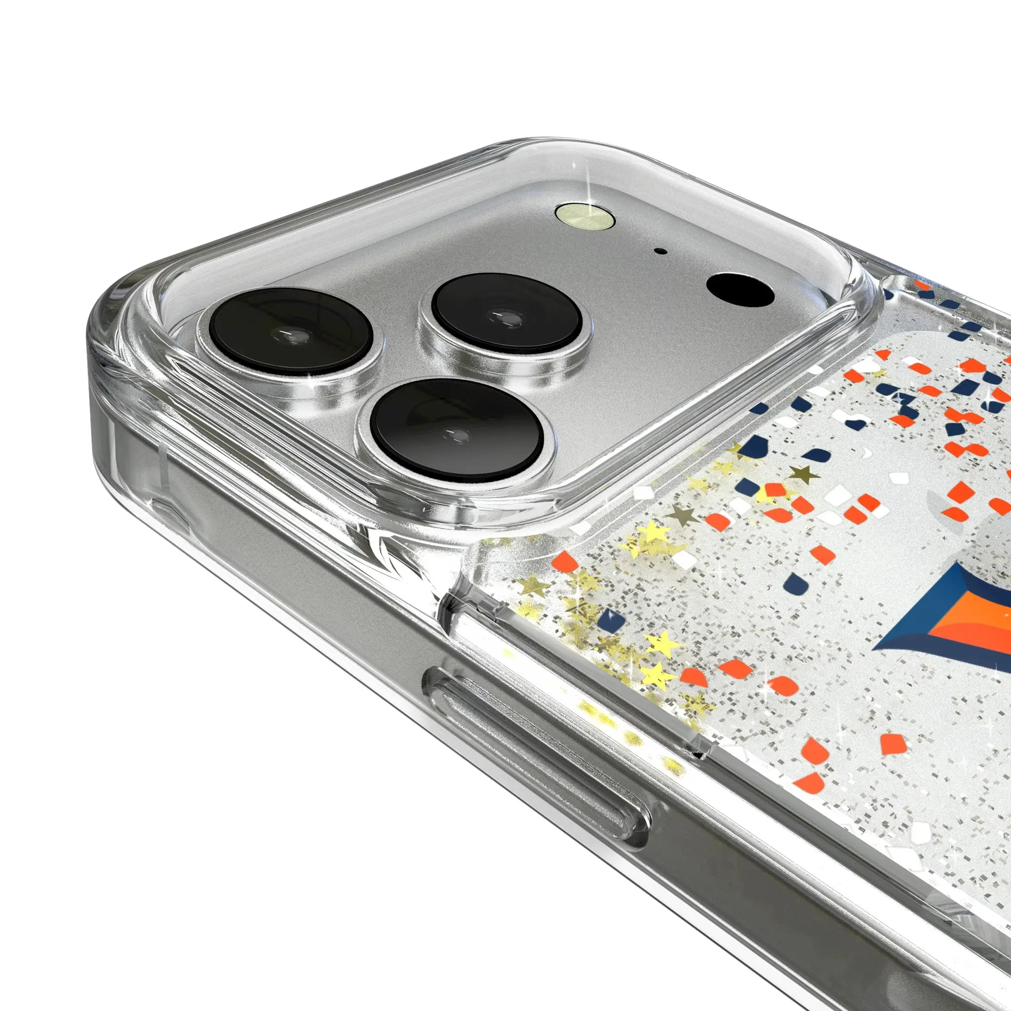 University of Virginia Cavaliers Confetti iPhone Glitter Phone Case for Apple iPhone - Detail