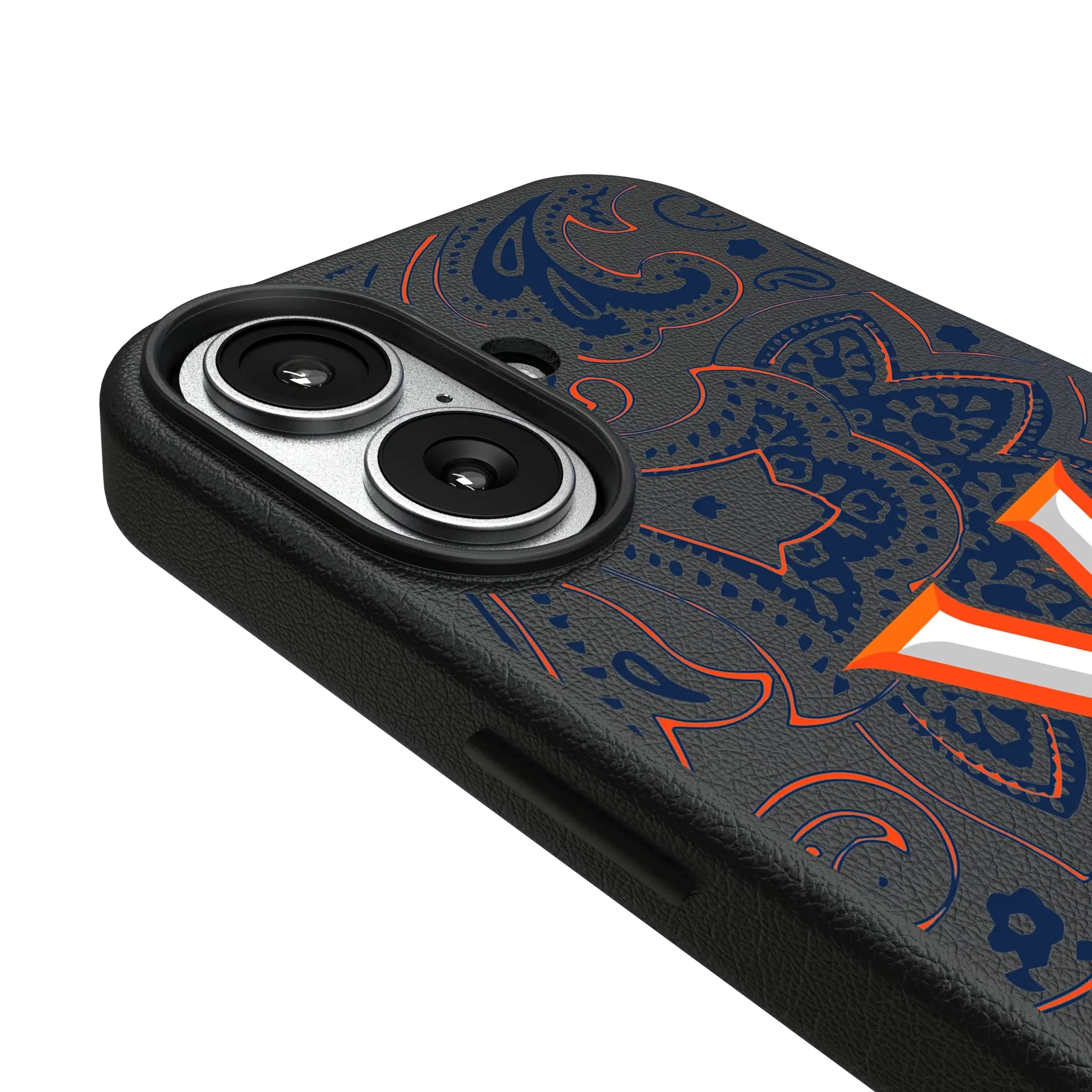 University of Virginia Cavaliers Paisley iPhone MagSafe Compatible Phone Case for Apple iPhone - Detail#Device_iPhone 17