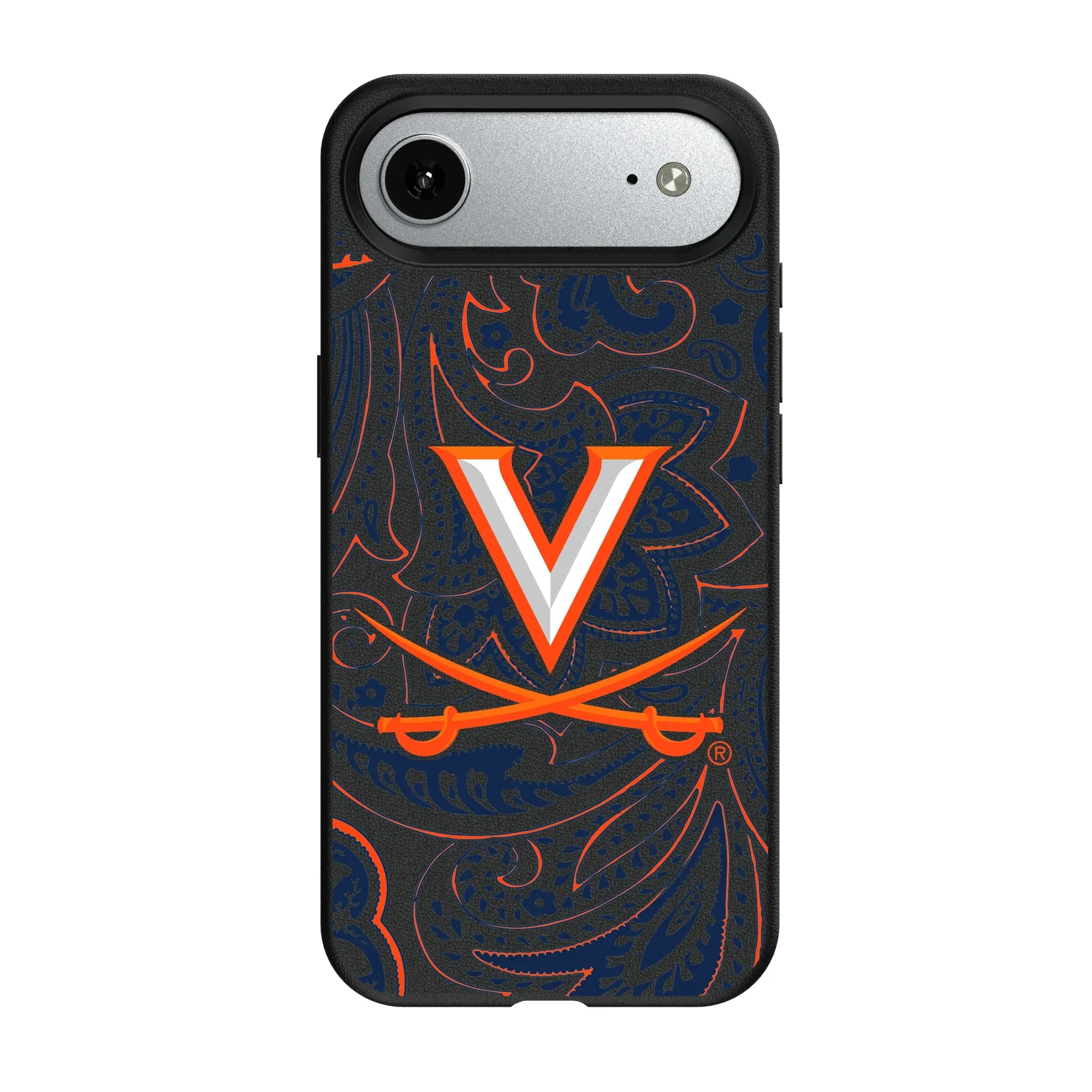University of Virginia Cavaliers Paisley iPhone MagSafe Compatible Phone Case for Apple iPhone#Device_iPhone Air