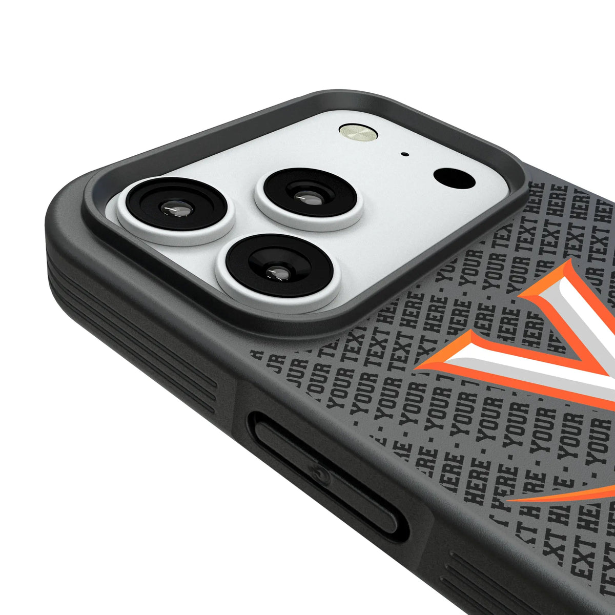 University of Virginia Cavaliers Personalized EndZone Plus iPhone Bump Phone Case for Apple iPhone - Detail#Device_iPhone 18 Pro
