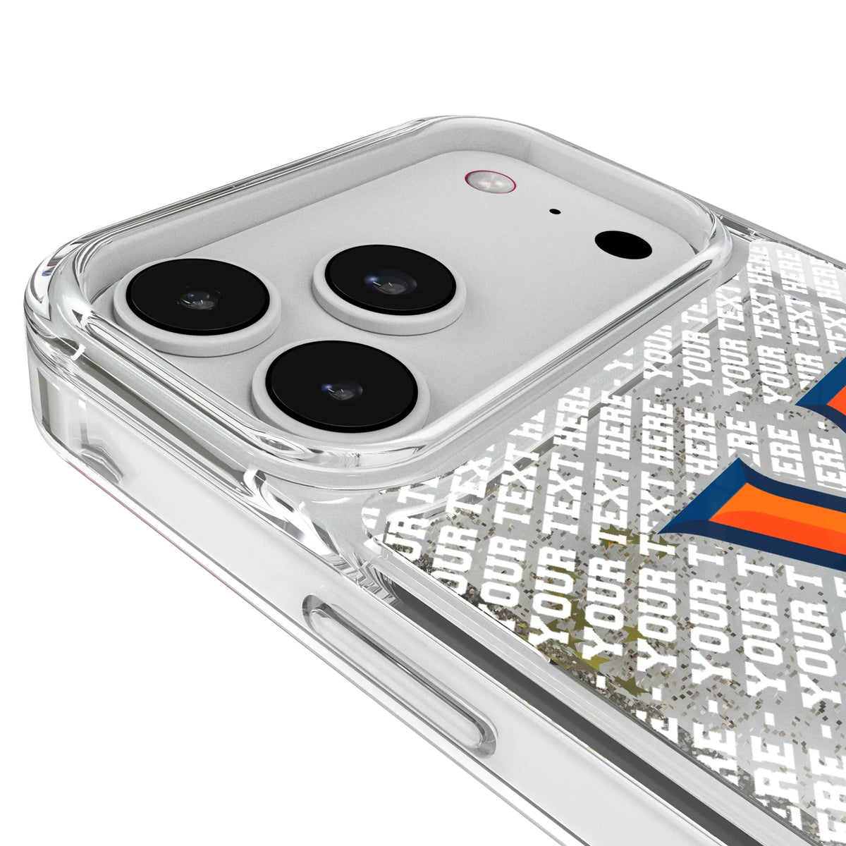 University of Virginia Cavaliers Personalized EndZone Plus iPhone Glitter Phone Case for Apple iPhone - Detail#Device_iPhone 18 Pro Max