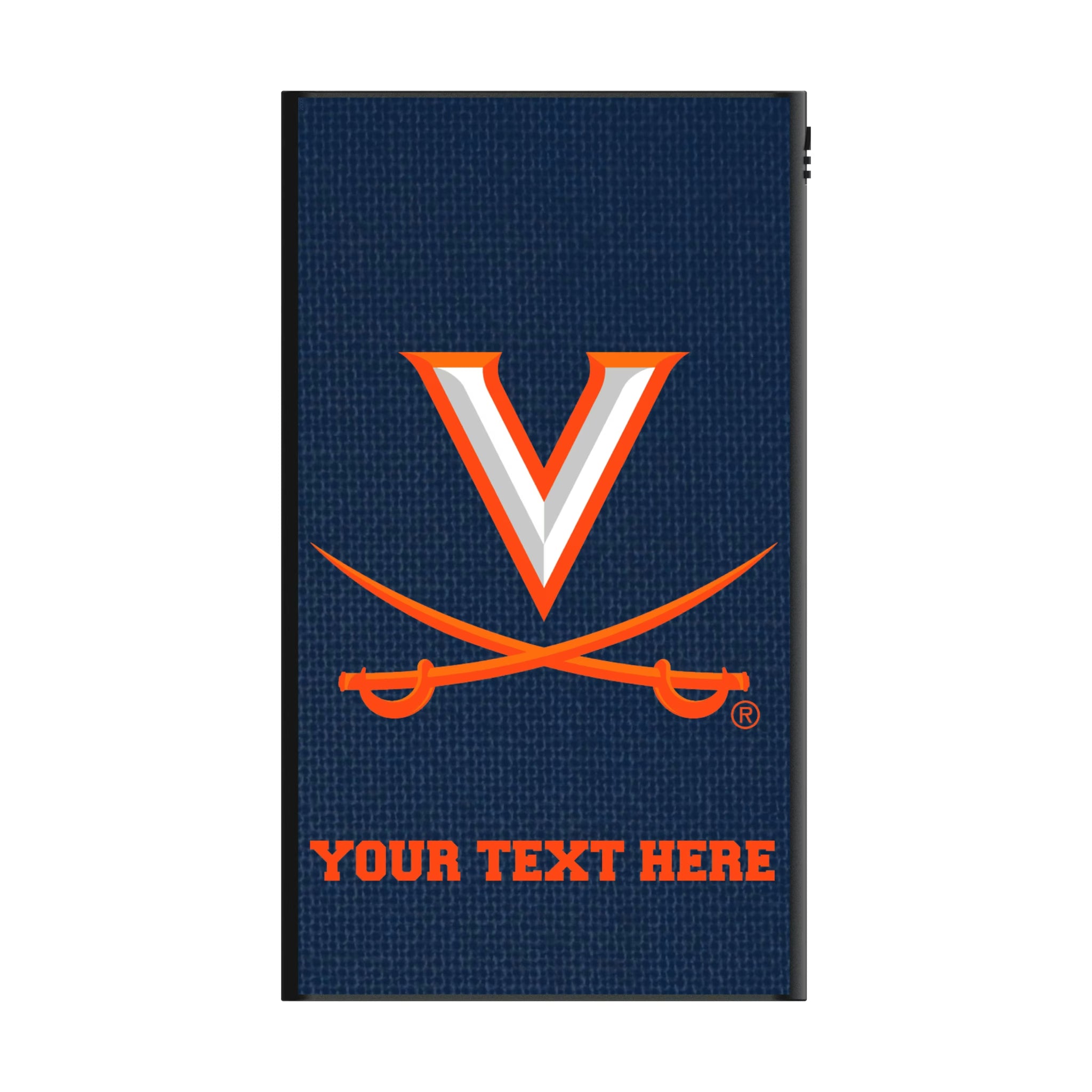 University of Virginia Cavaliers Personalized Solid 5000mAh Flat Powerbank