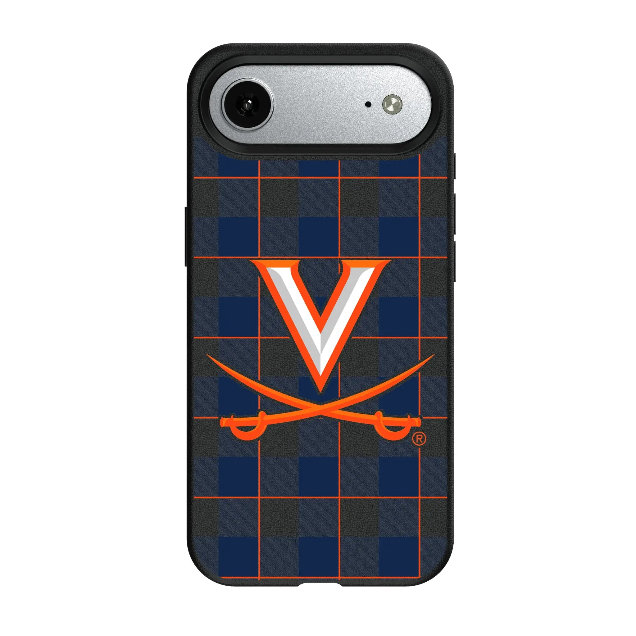 University of Virginia Cavaliers Plaid iPhone MagSafe Compatible Phone Case for Apple iPhone#Device_iPhone Air