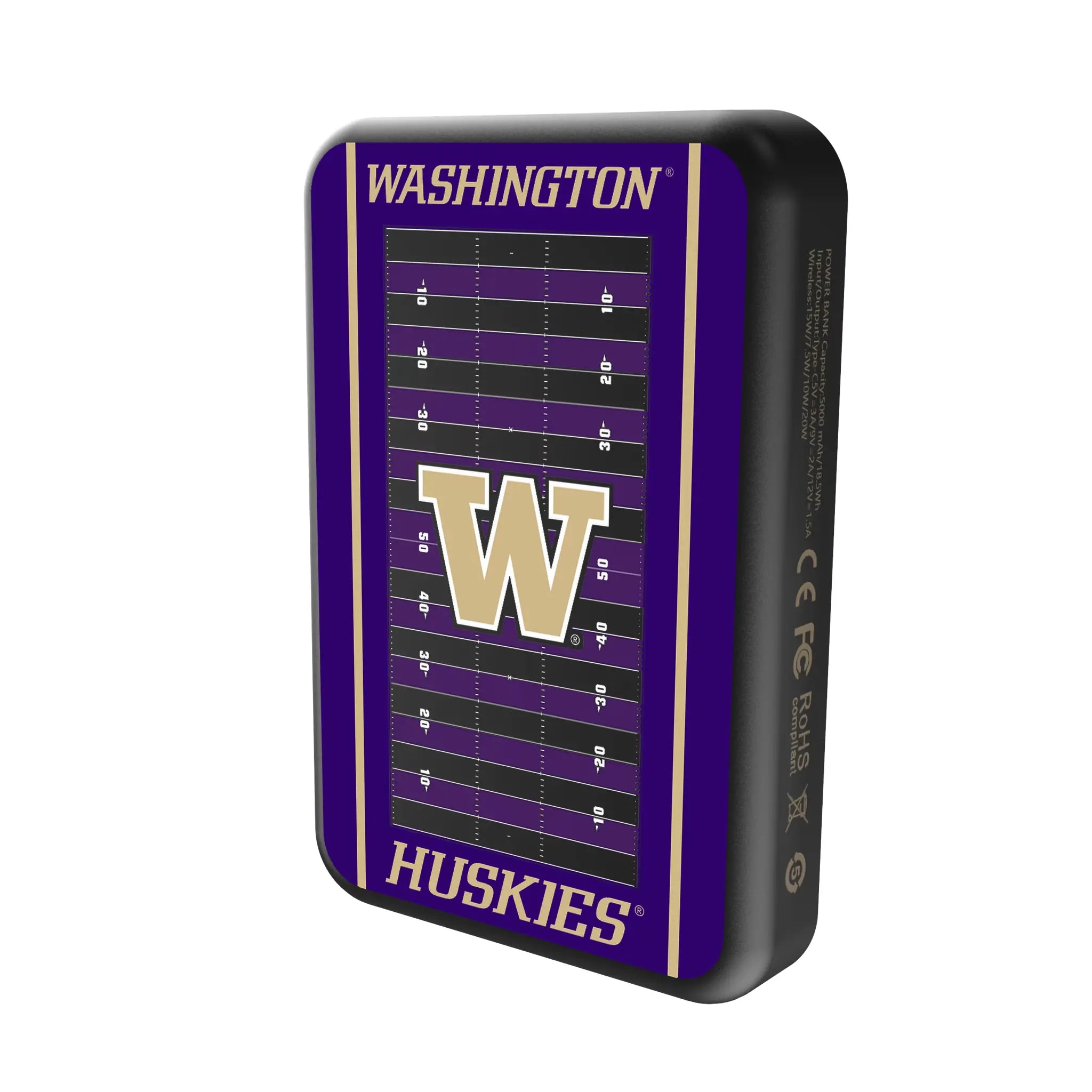 University of Washington Huskies Field Wireless Mag Power Bank
