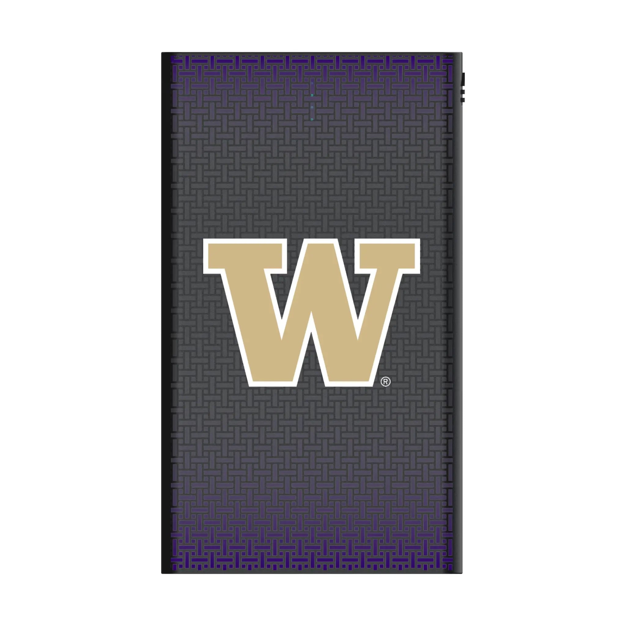 University of Washington Huskies Linen 5000mAh Flat Power Bank