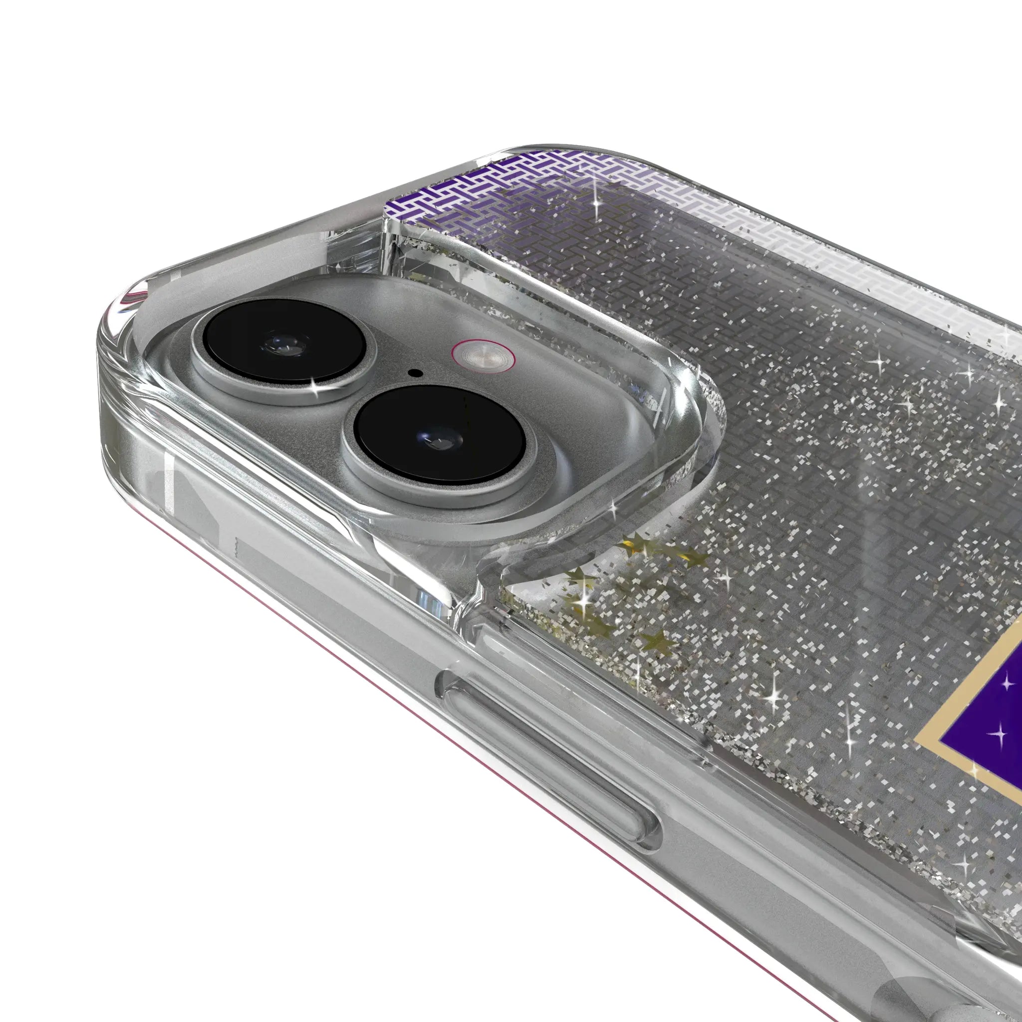 University of Washington Huskies Linen iPhone Glitter Phone Case for Apple iPhone - Detail