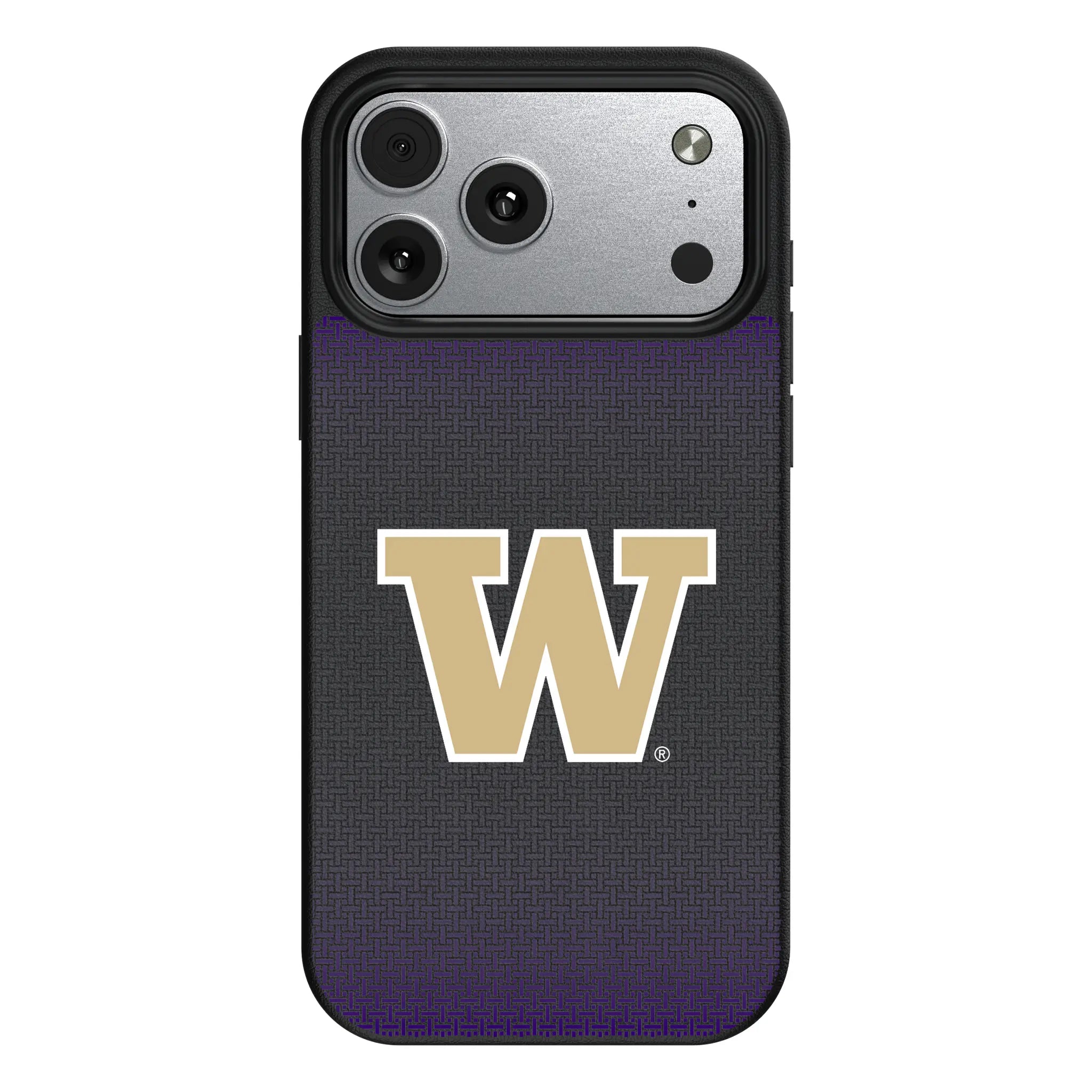 University of Washington Huskies Linen iPhone MagSafe Compatible Phone Case for Apple iPhone#Device_iPhone 17 Pro Max