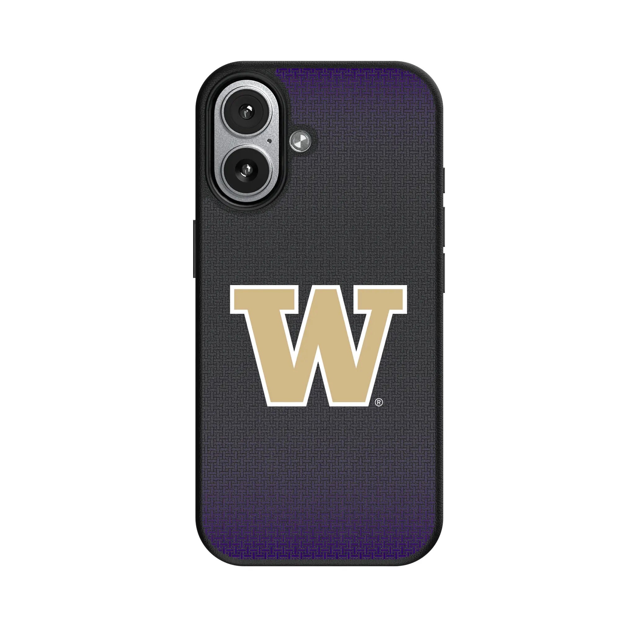 University of Washington Huskies Linen iPhone MagSafe Compatible Phone Case for Apple iPhone#Device_iPhone 17