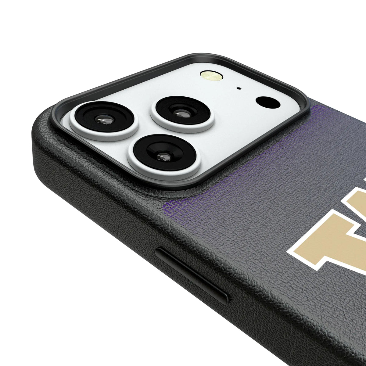 University of Washington Huskies Linen iPhone MagSafe Compatible Phone Case for Apple iPhone - Detail#Device_iPhone 18 Pro