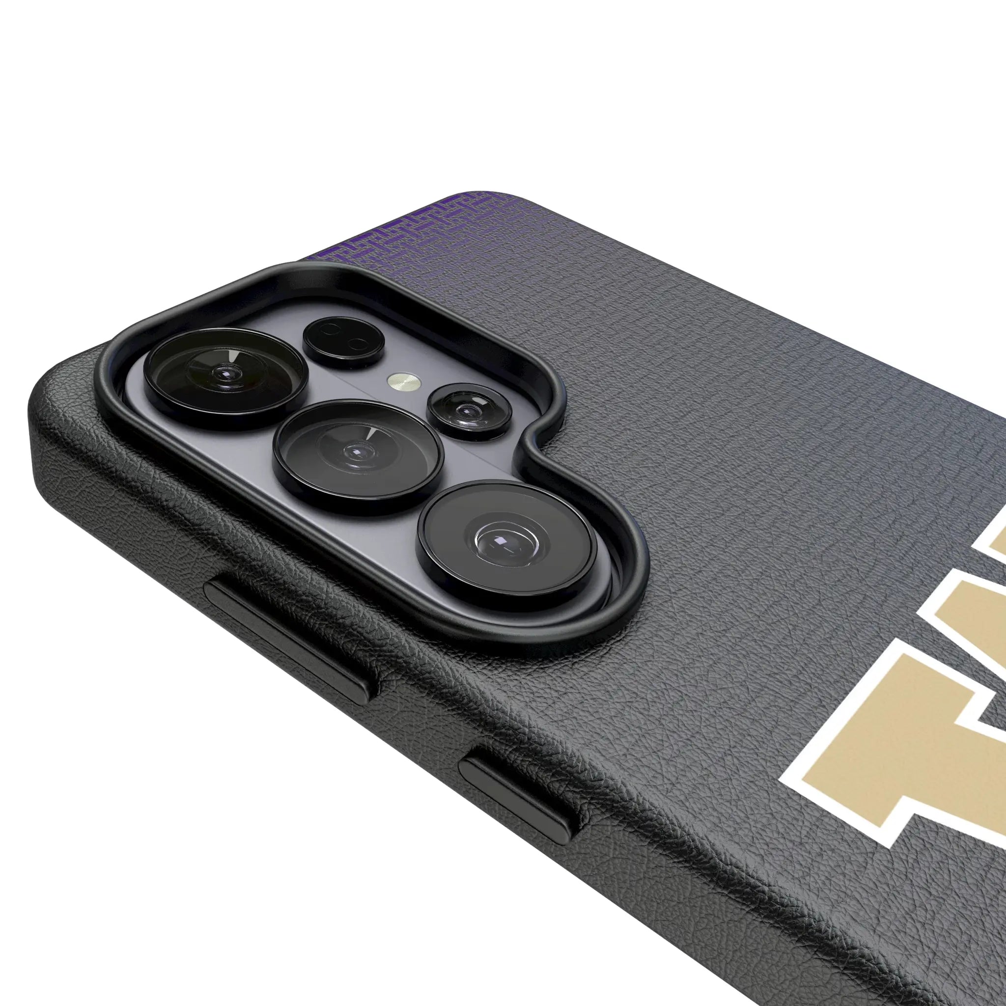 University of Washington Huskies Linen Galaxy MagSafe Compatible Phone Case for Samsung Galaxy - Detail#Device_Galaxy S26 Ultra