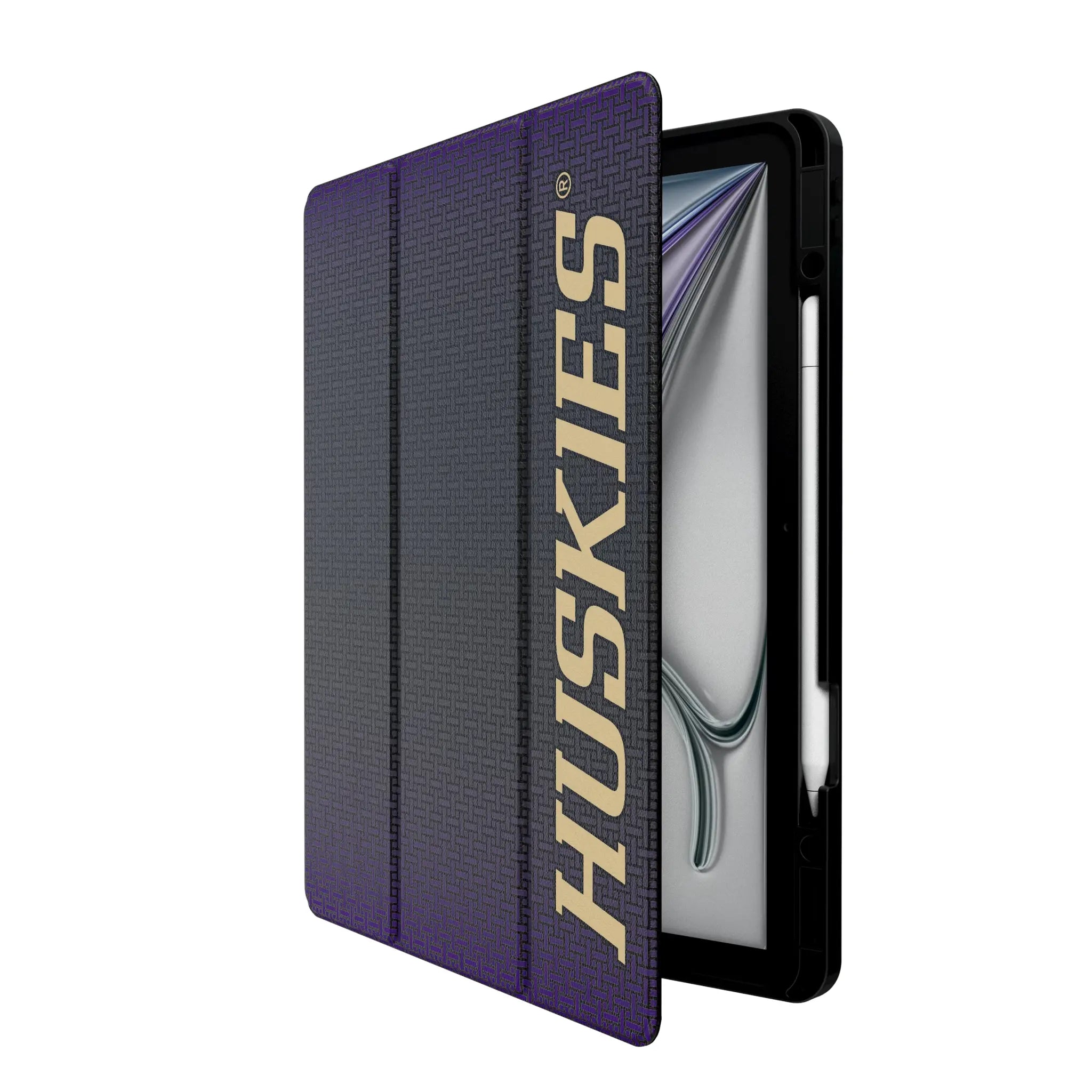 University of Washington Huskies Linen iPad Tablet Case for Apple iPad