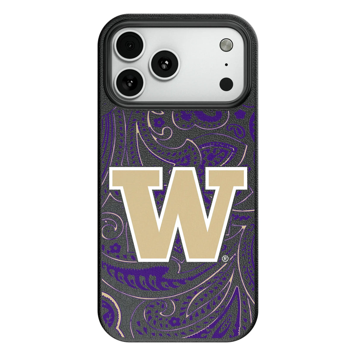 University of Washington Huskies Paisley MagSafe Compatible Phone Case for Apple iPhone