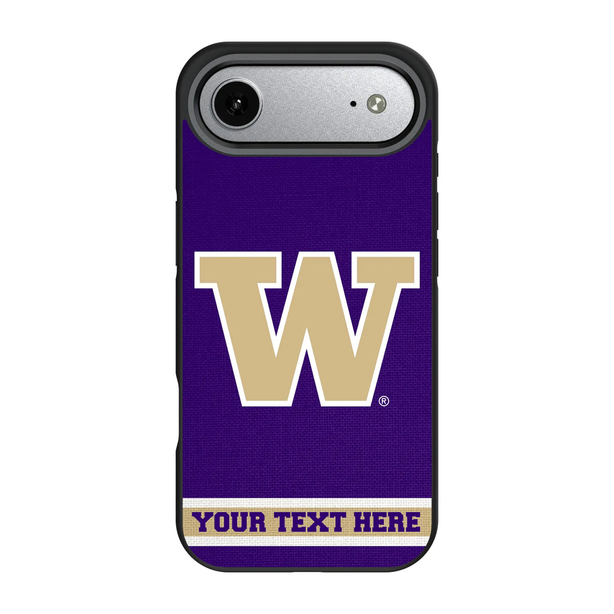 University of Washington Huskies Personalized Stripe iPhone Bump Phone Case for Apple iPhone#Device_iPhone Air