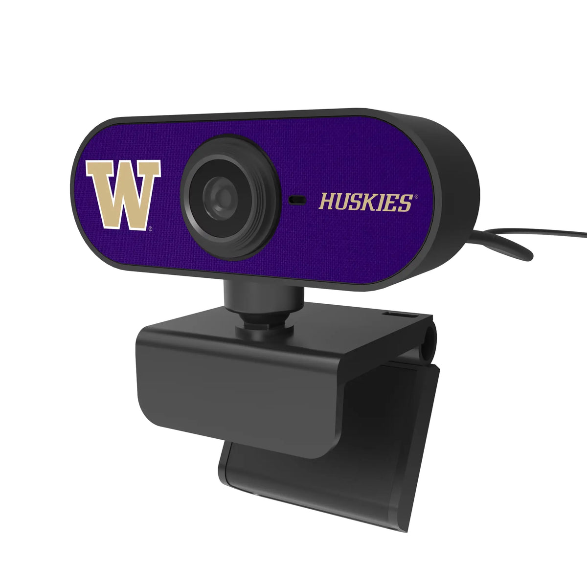 University of Washington Huskies Solid Webcam - Isometric View