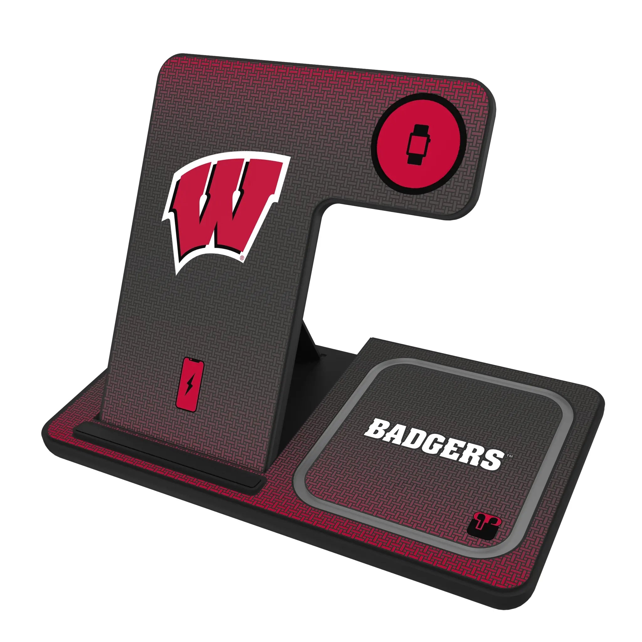 University of Wisconsin Badgers Linen 3 in 1 Charging Station